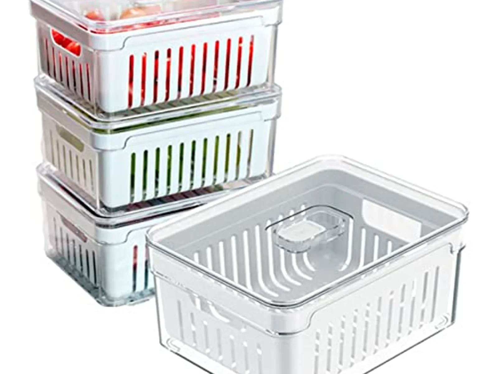 Foto do produto ❗House Organizer Kit 4 Organizadores Geladeira Armário Cozinha 2,2 Litros Alimentos Vegetais<br/>#Amazon: <a href="https://harpy.me/k6o7McmVwFzK" target="_blank" rel="nofollow">https://harpy.me/k6o7McmVwFzK</a>