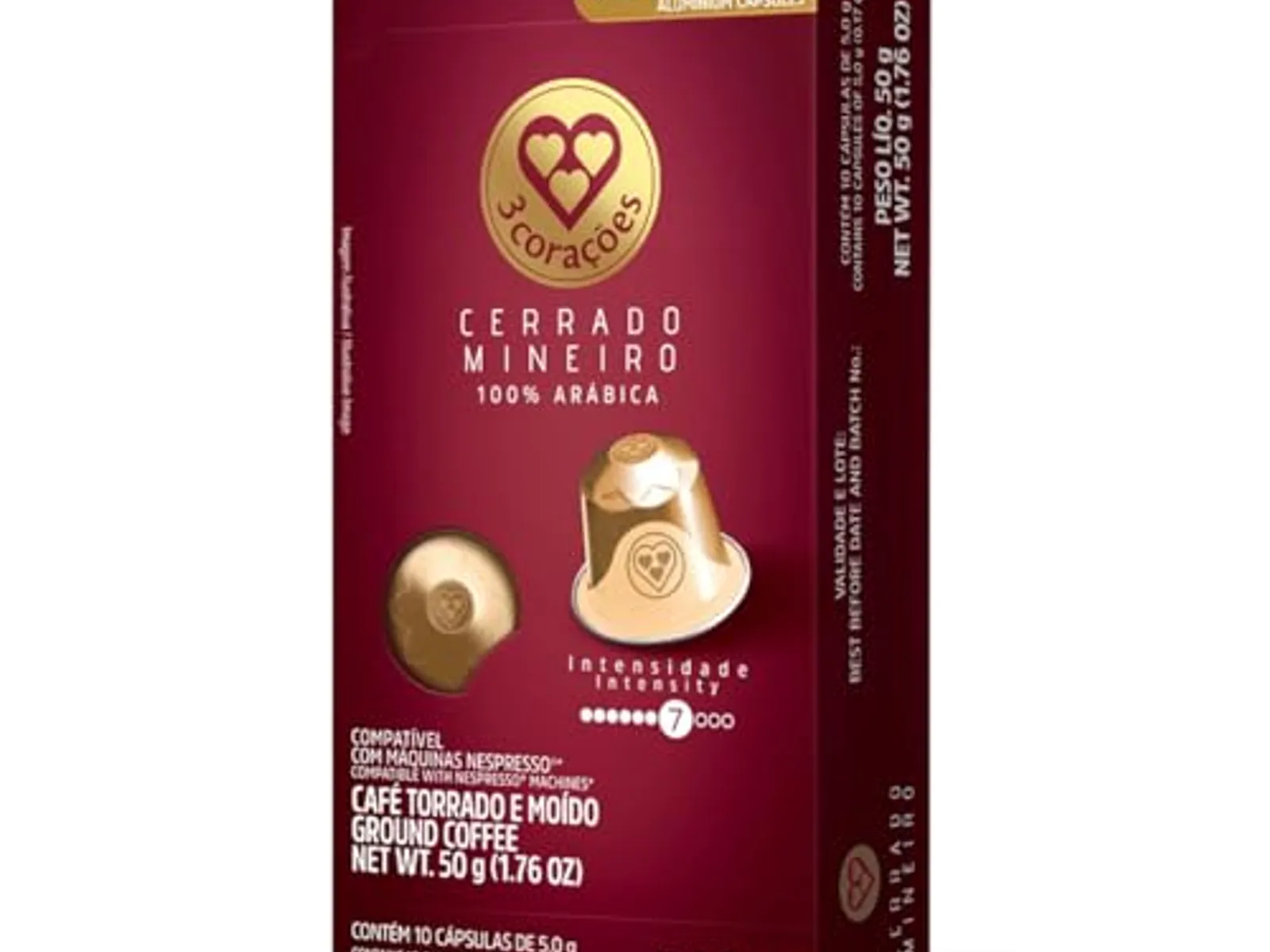 Foto do produto ❗3 Corações Cápsulas de Café Cerrado Mineiro, Compatíveis com Nespresso, contém 10 cápsulas<br/>#Amazon: <a href="https://harpy.me/4b1lTjwBvKkx" target="_blank" rel="nofollow">https://harpy.me/4b1lTjwBvKkx</a>
