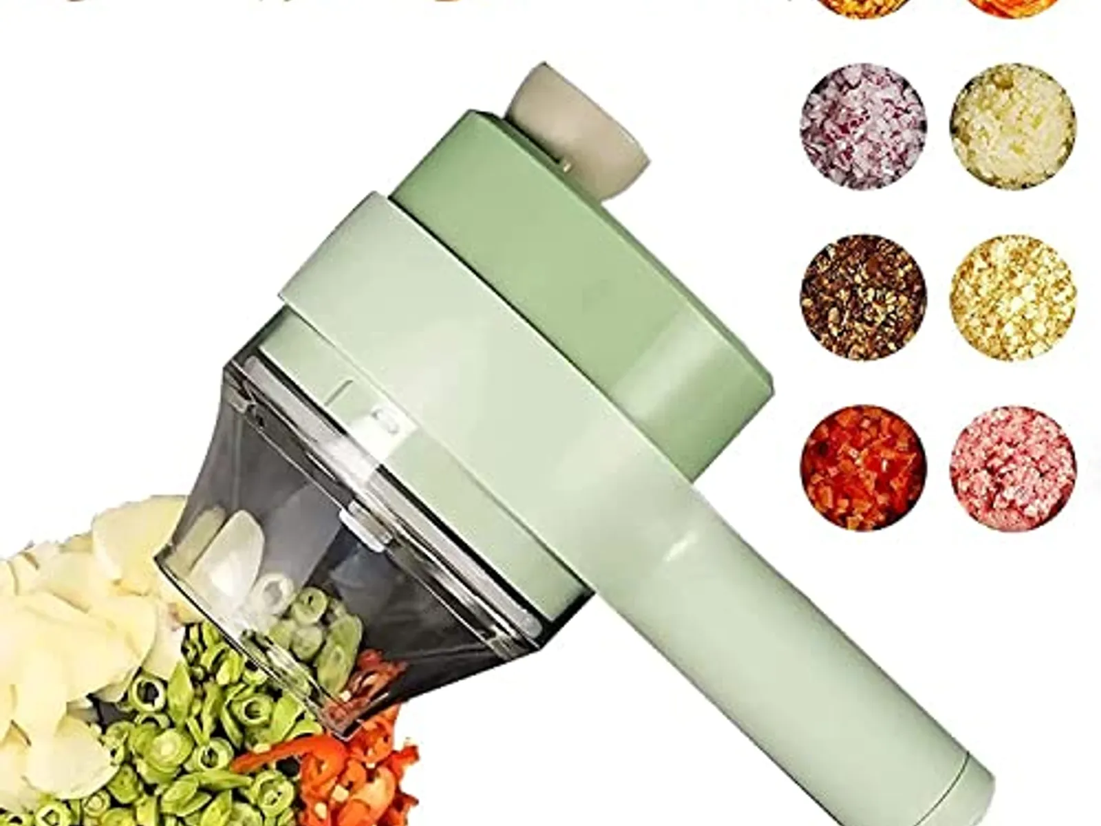 Foto do produto ❗4 em 1 Conjunto de cortador de legumes elétrico portátil, mini processador de alimentos portátil, mini cortador elétrico sem fio para picador de alho e carne e cebola e legumes<br/>#Amazon: <a href="https://harpy.me/9mHukleZbCJe" target="_blank" rel="nofollow">https://harpy.me/9mHukleZbCJe</a>