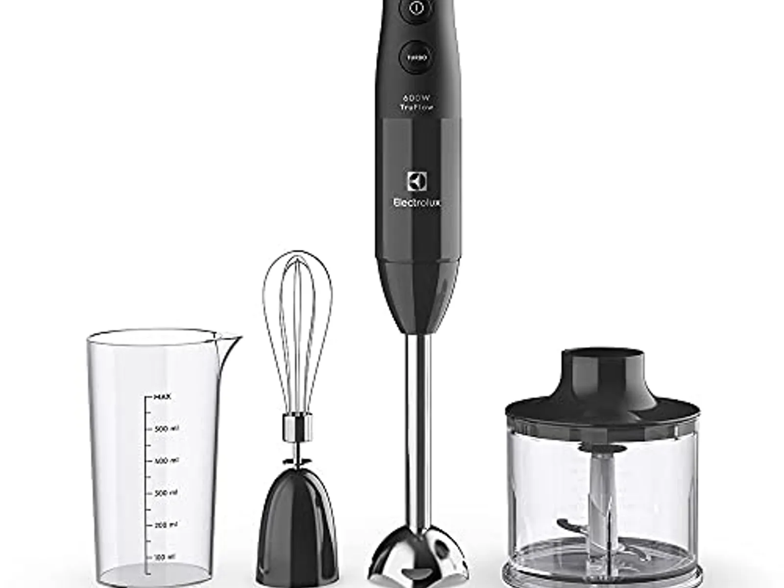 Foto do produto ❗Mixer Misturador Multiuso Electrolux haste inox 3 em 1 600W 2 velocidades 3 acessórios mini processador resistente temperatura capacidade 600ml livre BPA EIB20 preto 127v<br/>#Amazon: <a href="https://harpy.me/BDQv6t6xlkRE" target="_blank" rel="nofollow">https://harpy.me/BDQv6t6xlkRE</a>