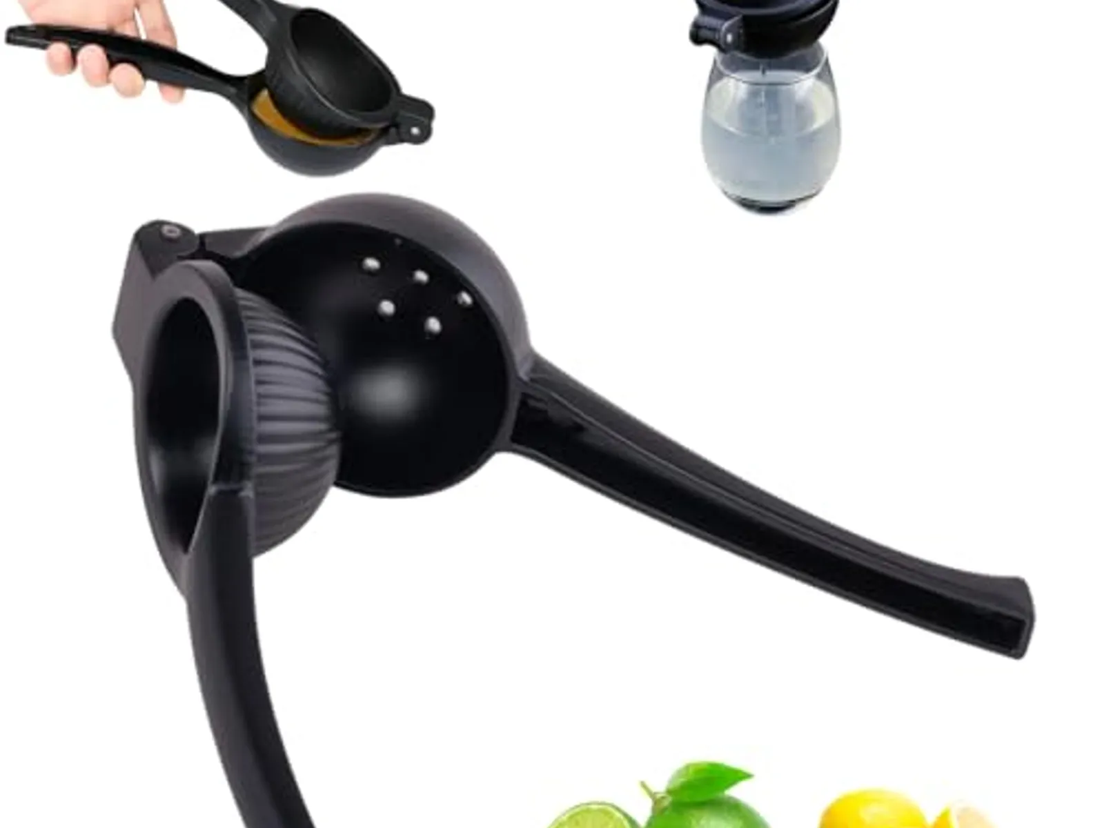 Foto do produto ❗Espremedor de Limão Manual em Metal Com Revestimento Preto Premium 20cm Extração Máxima de Suco Design Ergonômico e Moderno para Cozinha Bares e Drinks<br/>#Amazon: <a href="https://harpy.me/G-T05Q1Wwf8V" target="_blank" rel="nofollow">https://harpy.me/G-T05Q1Wwf8V</a>