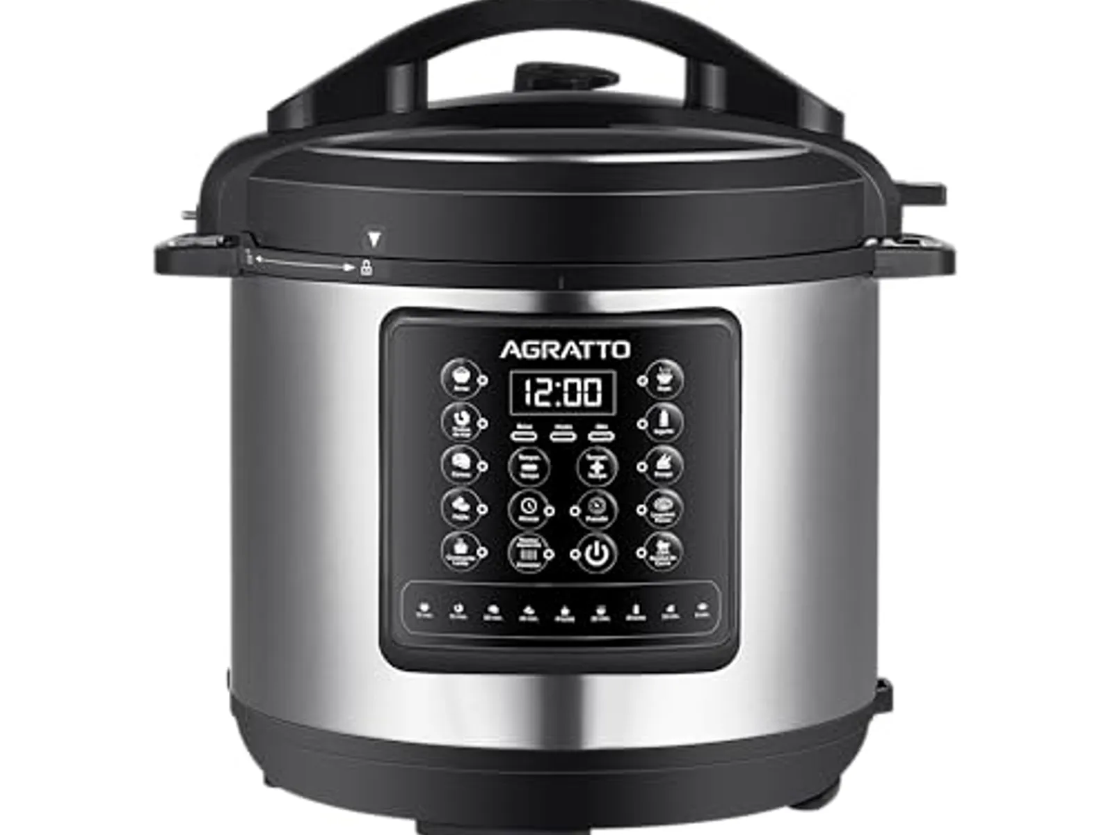 Foto do produto ❗Panela de Pressão Multifunções Digital Agratto APPD01L-01 Inox | 6 litros<br/>#Amazon: <a href="https://harpy.me/6QMG8HLDe_DF" target="_blank" rel="nofollow">https://harpy.me/6QMG8HLDe_DF</a>