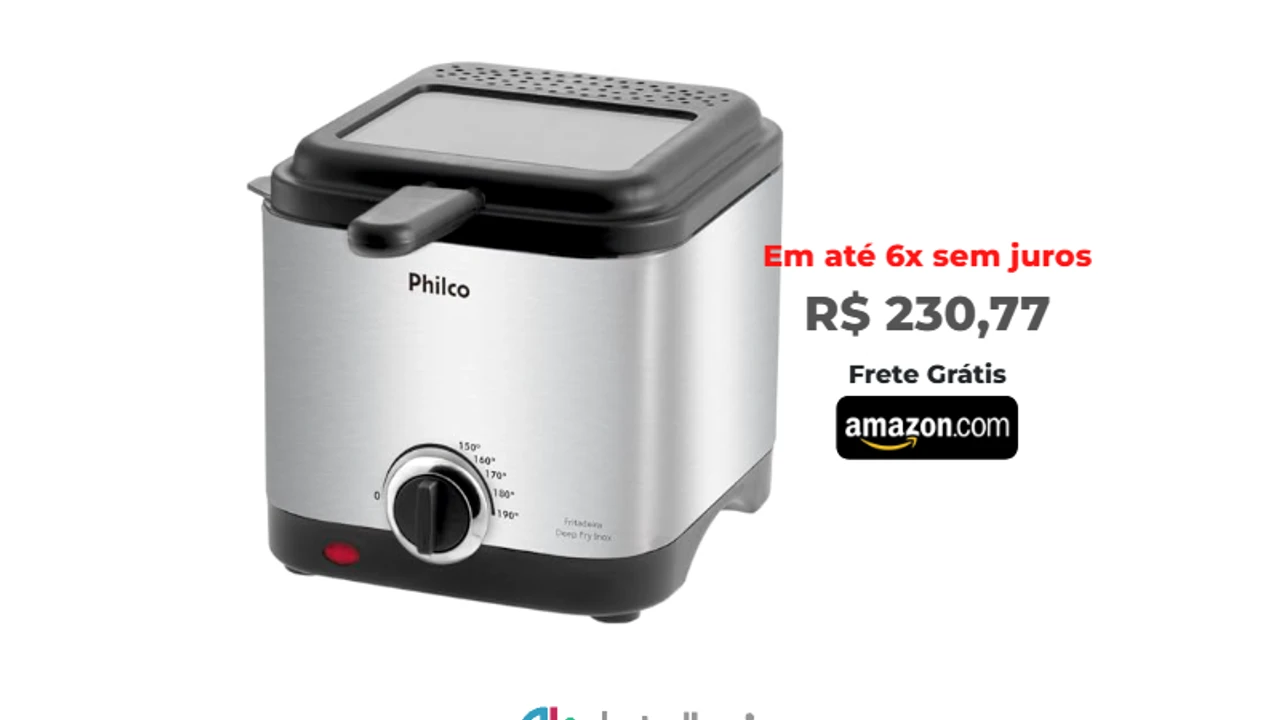 Foto do produto ❗Fritadeira Philco Deep Fry 1.8L Inox 127V<br/>#Amazon: <a href="https://harpy.me/ktEwXrIsA6aP" target="_blank" rel="nofollow">https://harpy.me/ktEwXrIsA6aP</a>