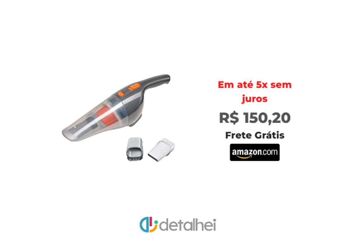Foto do produto ❗BLACK+DECKER Aspirador de Pó Elétrico e Portátil Ideal para Automóveis com Ação Ciclônica, Modelo BDCV370, 12V<br/>#Amazon: <a href="https://harpy.me/qD96KpekxV0a" target="_blank" rel="nofollow">https://harpy.me/qD96KpekxV0a</a>