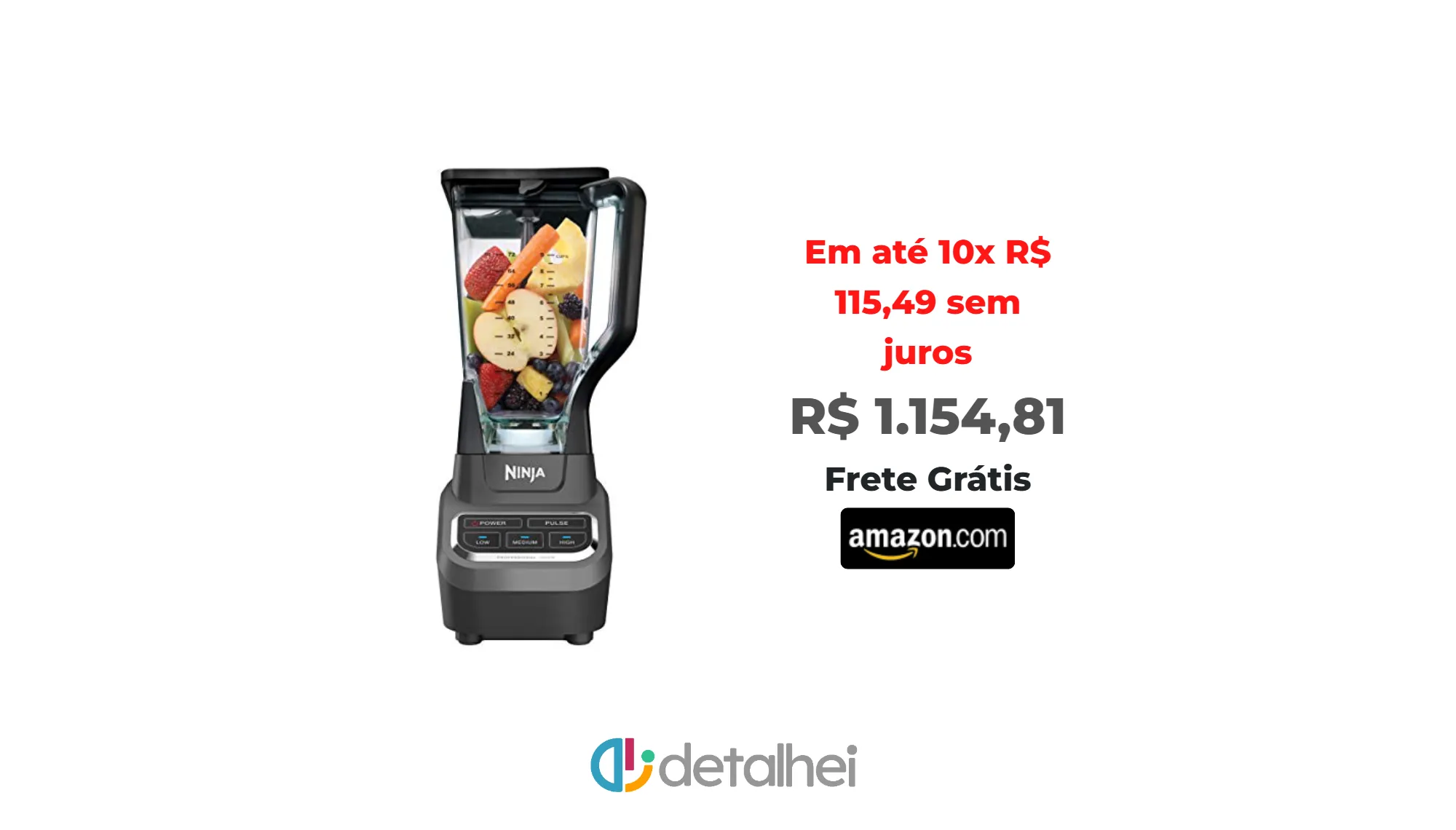 Foto do produto ❗Ninja Liquidificador profissional BL610 de 1000 watts <br/>#Amazon: <a href="https://harpy.me/1Kr1AQN0NVBs" target="_blank" rel="nofollow">https://harpy.me/1Kr1AQN0NVBs</a>