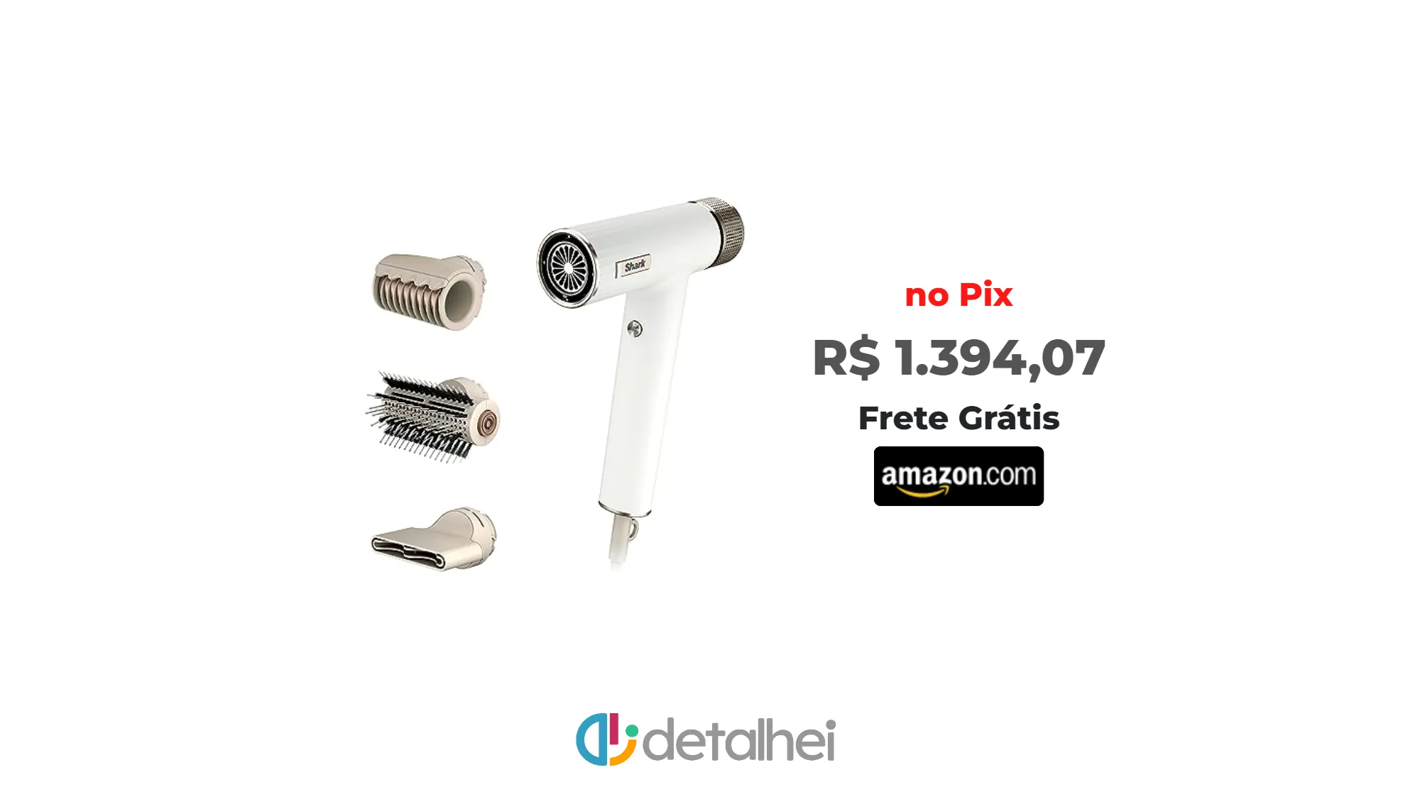 Foto do produto ❗Shark SpeedStyle Secador de cabelo 127v para cabelos lisos e ondulados<br/>#Amazon: <a href="https://harpy.me/oR2VFNlf5_M-" target="_blank" rel="nofollow">https://harpy.me/oR2VFNlf5_M-</a>