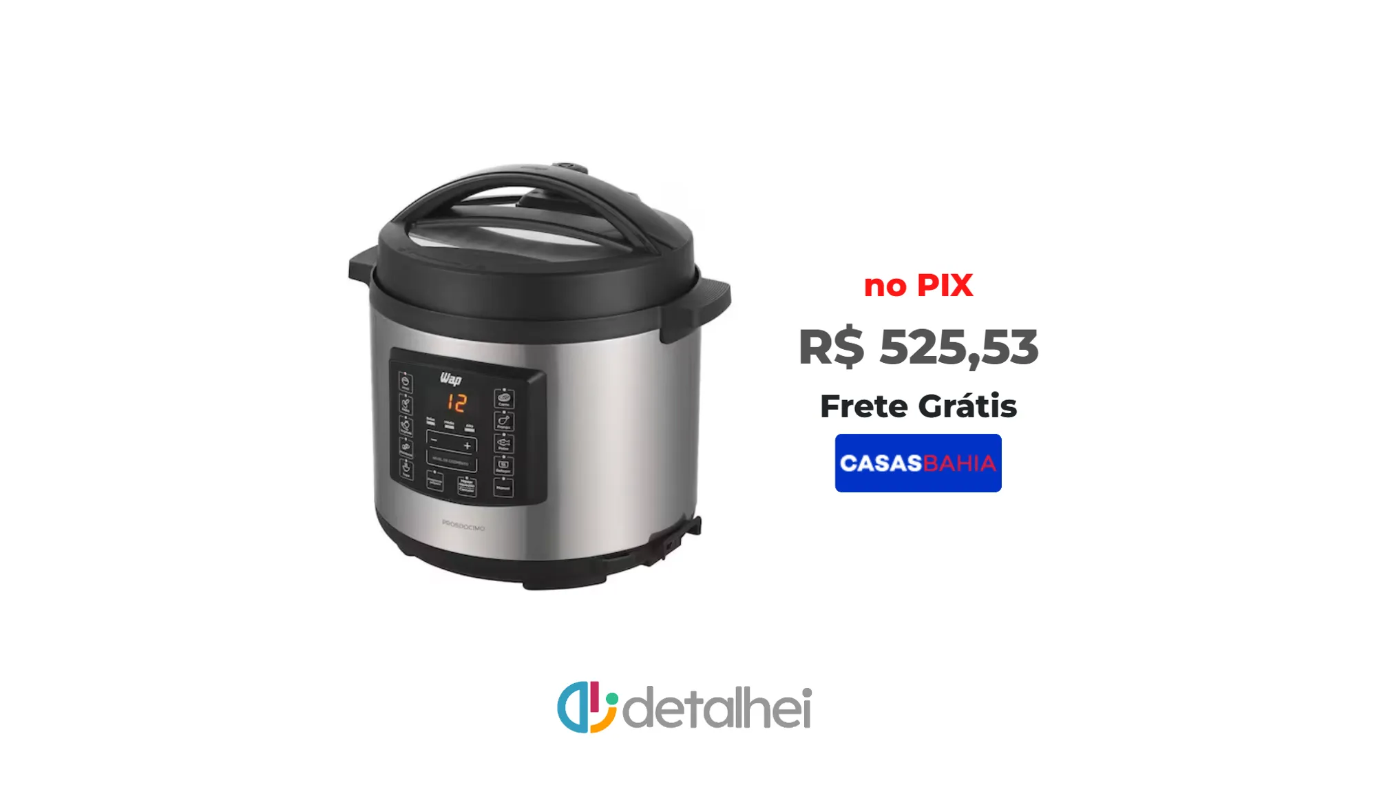 Foto do produto ❗WAP Panela de Pressão Elétrica Inox 1000W <br/>#Casas Bahia: <a href="https://harpy.me/y7x2z3aSr366" target="_blank" rel="nofollow">https://harpy.me/y7x2z3aSr366</a>