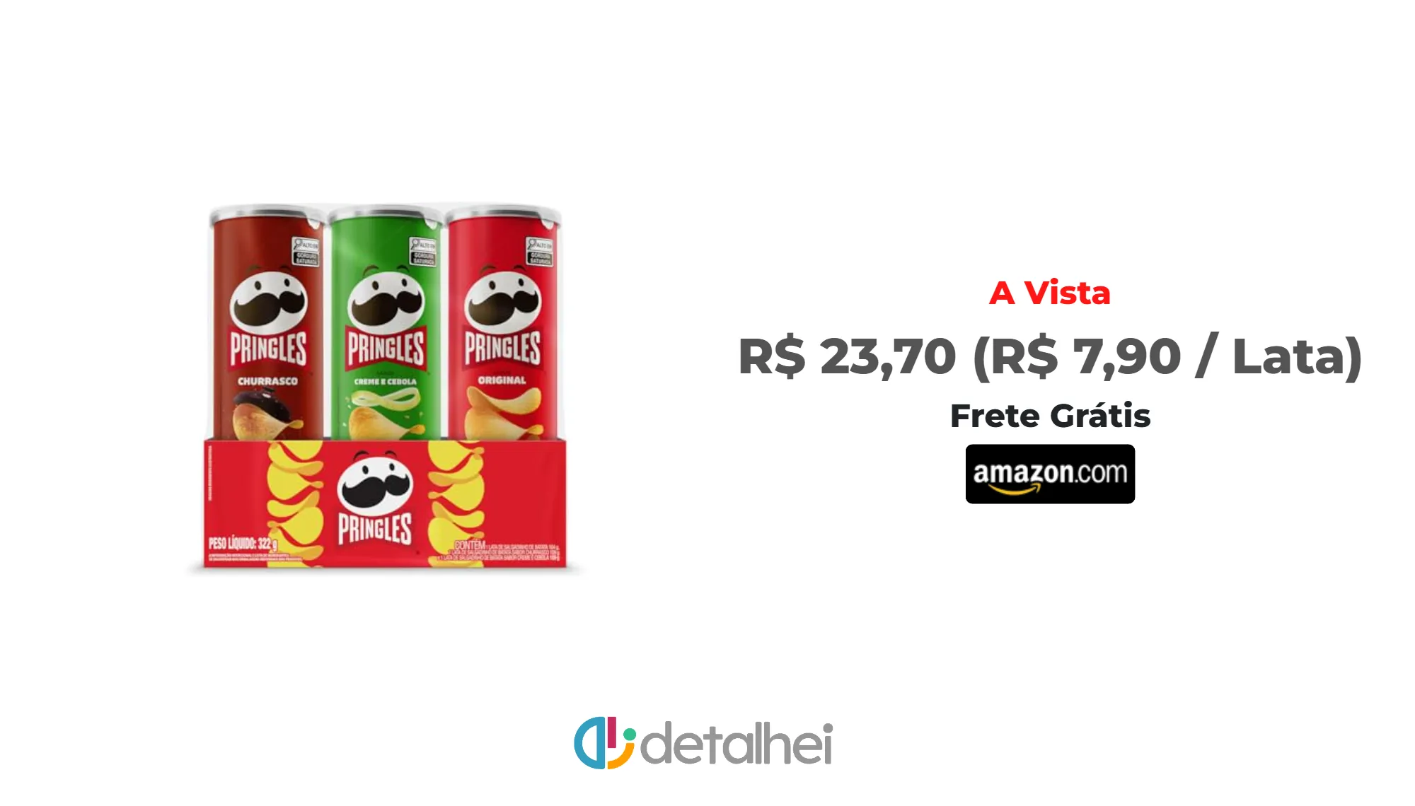 Foto do produto ❗Pringles Pack Promo Salgadinho de Batata Frita 3 Sabores - Original, Creme e Cebola e Churrasco<br/>#Amazon: <a href="https://harpy.me/kDurmaSgf6xR" target="_blank" rel="nofollow">https://harpy.me/kDurmaSgf6xR</a>