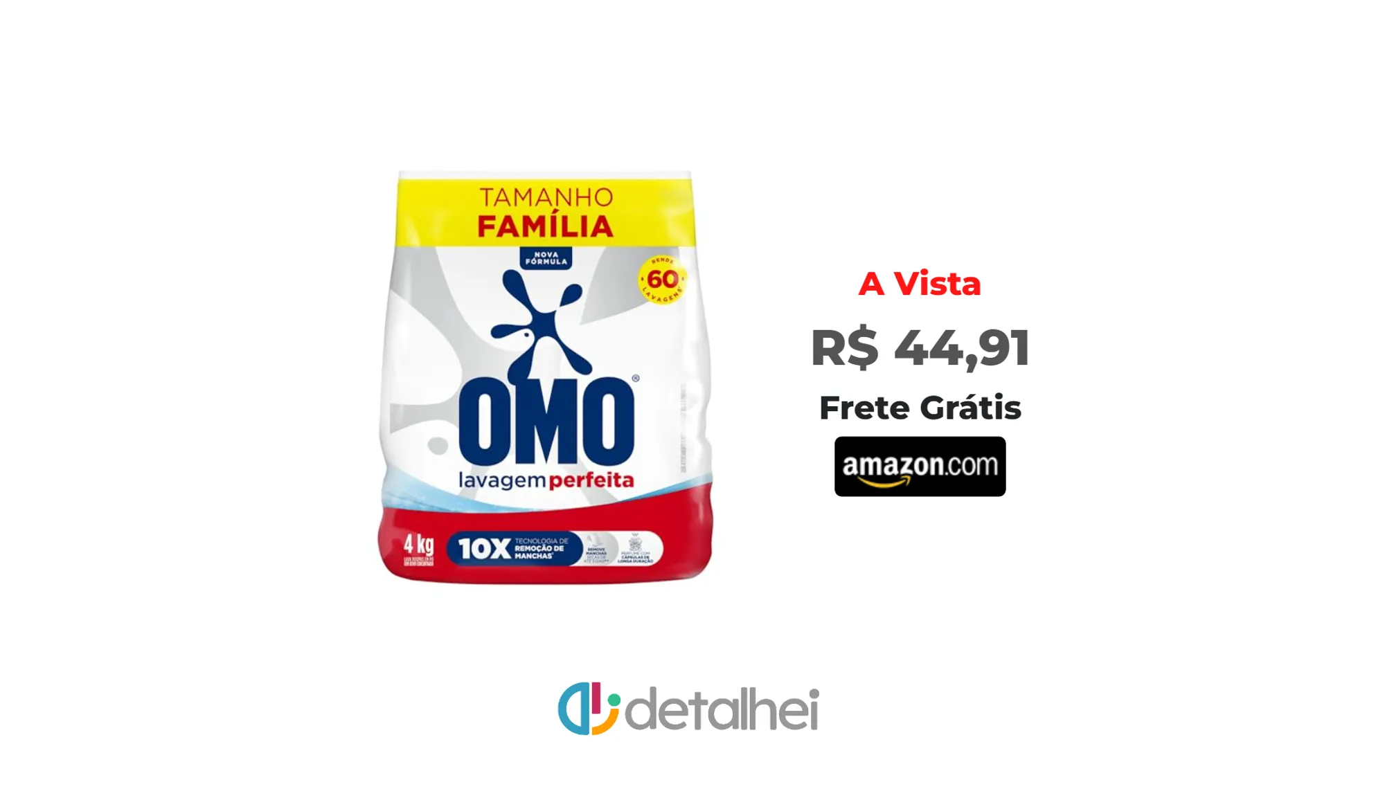 Foto do produto ❗Omo Sabão em Pó Lavagem Perfeita 4Kg<br/>#Amazon: <a href="https://harpy.me/EF4LJD_KGe6l" target="_blank" rel="nofollow">https://harpy.me/EF4LJD_KGe6l</a>