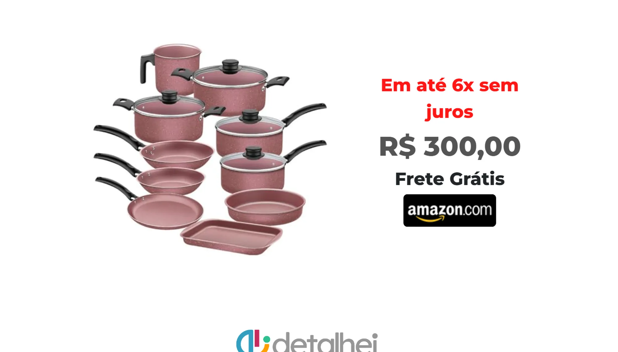 Foto do produto ❗Jogo de Panelas Tramontina Turim em Alumínio com Revestimento Interno e Externo em Antiaderente Starflon Max Rosa 10 Peças<br/>#Amazon: <a href="https://harpy.me/nUgC1m5N3Pjh" target="_blank" rel="nofollow">https://harpy.me/nUgC1m5N3Pjh</a>