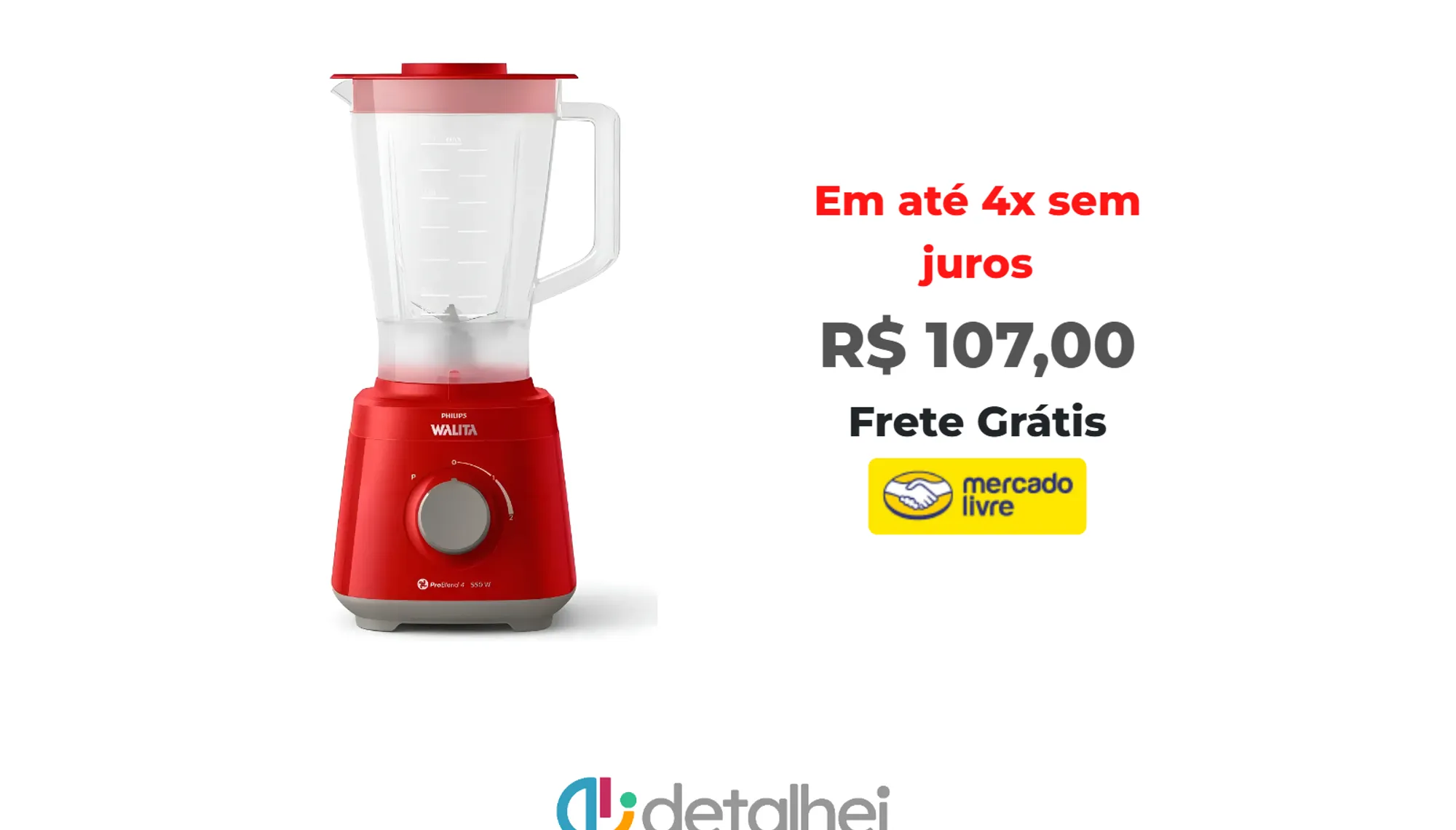 Foto do produto ❗Liquidificador Daily Ri2110 Vermelho Philips Walita<br/>#Mercado Livre: <a href="https://harpy.me/6FbCdEtKM97l" target="_blank" rel="nofollow">https://harpy.me/6FbCdEtKM97l</a>