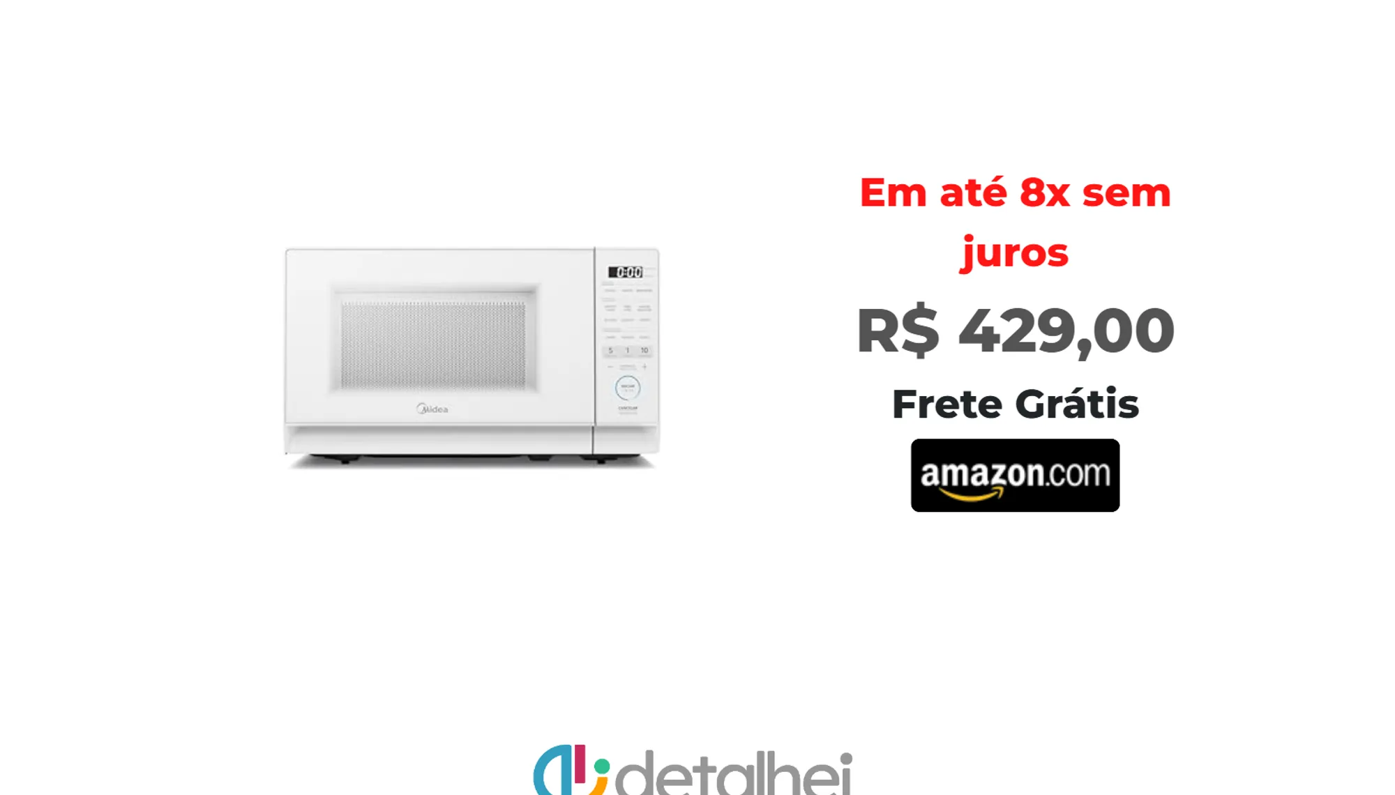 Foto do produto ❗Micro-ondas 20L Branco MasterCook Midea<br/>#Amazon: <a href="https://harpy.me/aJrb0xd5gh0F" target="_blank" rel="nofollow">https://harpy.me/aJrb0xd5gh0F</a>