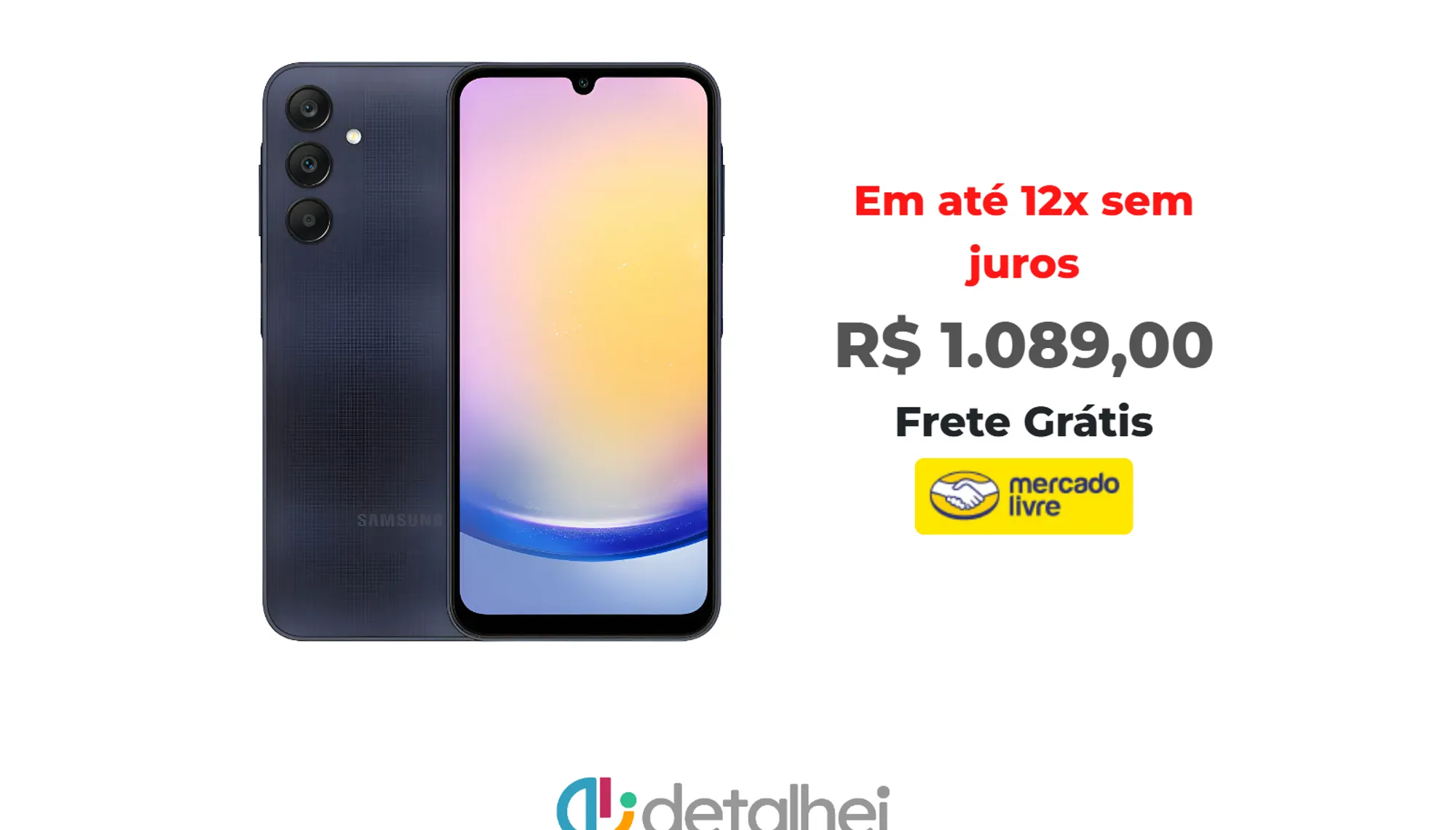 Foto do produto ❗Samsung Galaxy A25 5G Dual SIM 128Gb Azul Escuro 6Gb Ram<br/>#Mercado Livre: <a href="https://harpy.me/mBC7EpOm1MV2" target="_blank" rel="nofollow">https://harpy.me/mBC7EpOm1MV2</a>