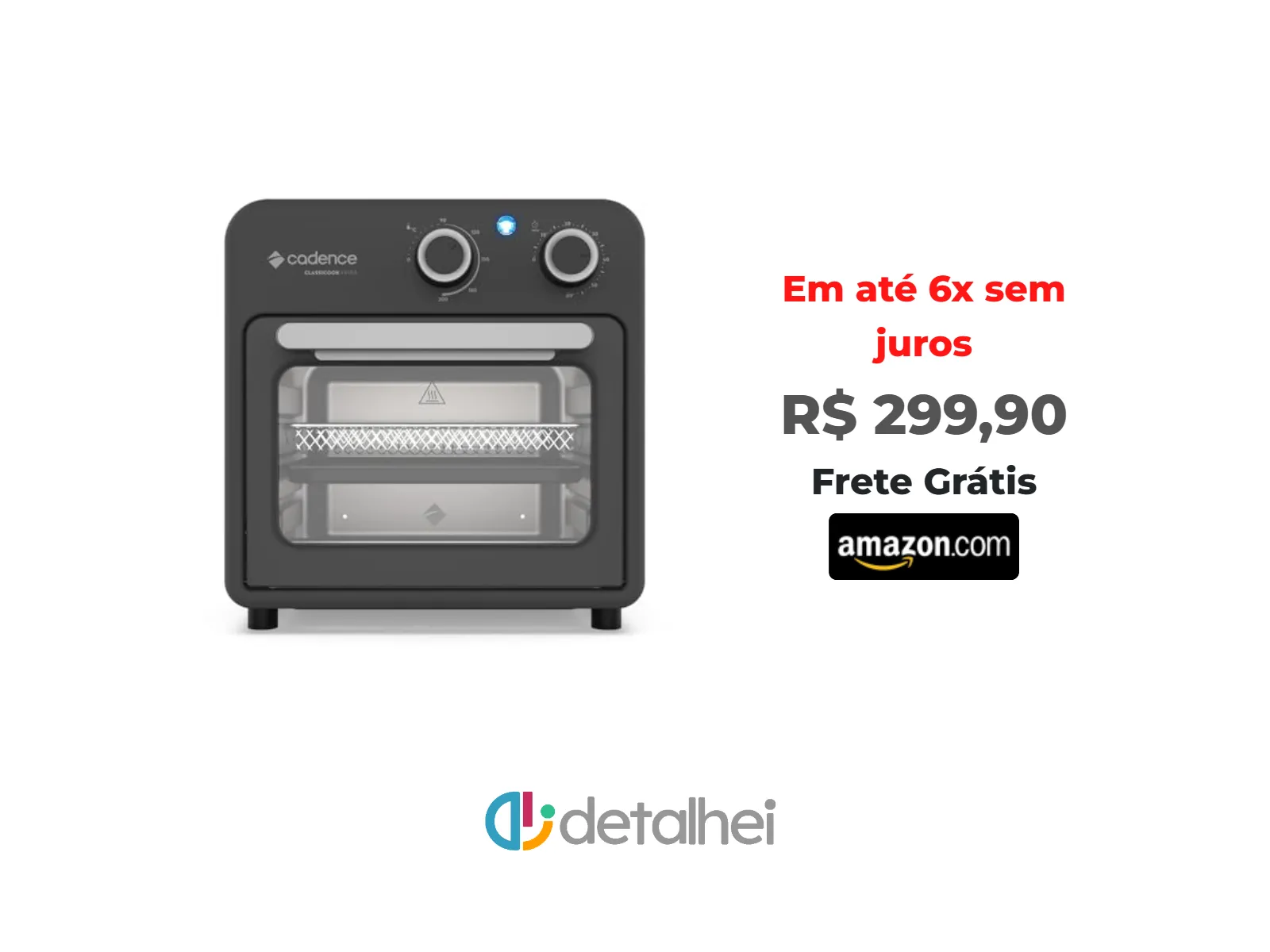 Foto do produto ❗Fritadeira 9L Cadence Classicook Forno e Fryer 2 em 1-127V<br/>#Amazon: <a href="https://harpy.me/uPTRoJXCEOaE" target="_blank" rel="nofollow">https://harpy.me/uPTRoJXCEOaE</a>