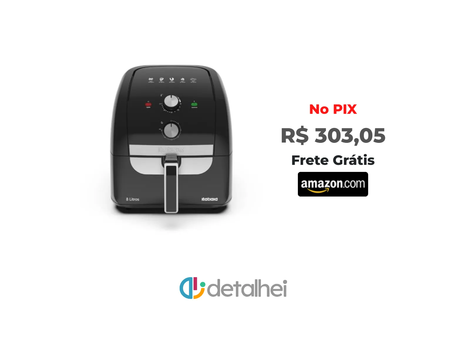 Foto do produto ❗Fritadeira Air Fryer Itatiaia 8l 127v<br/>#Amazon: <a href="https://harpy.me/s1IGcLqhWCYD" target="_blank" rel="nofollow">https://harpy.me/s1IGcLqhWCYD</a>