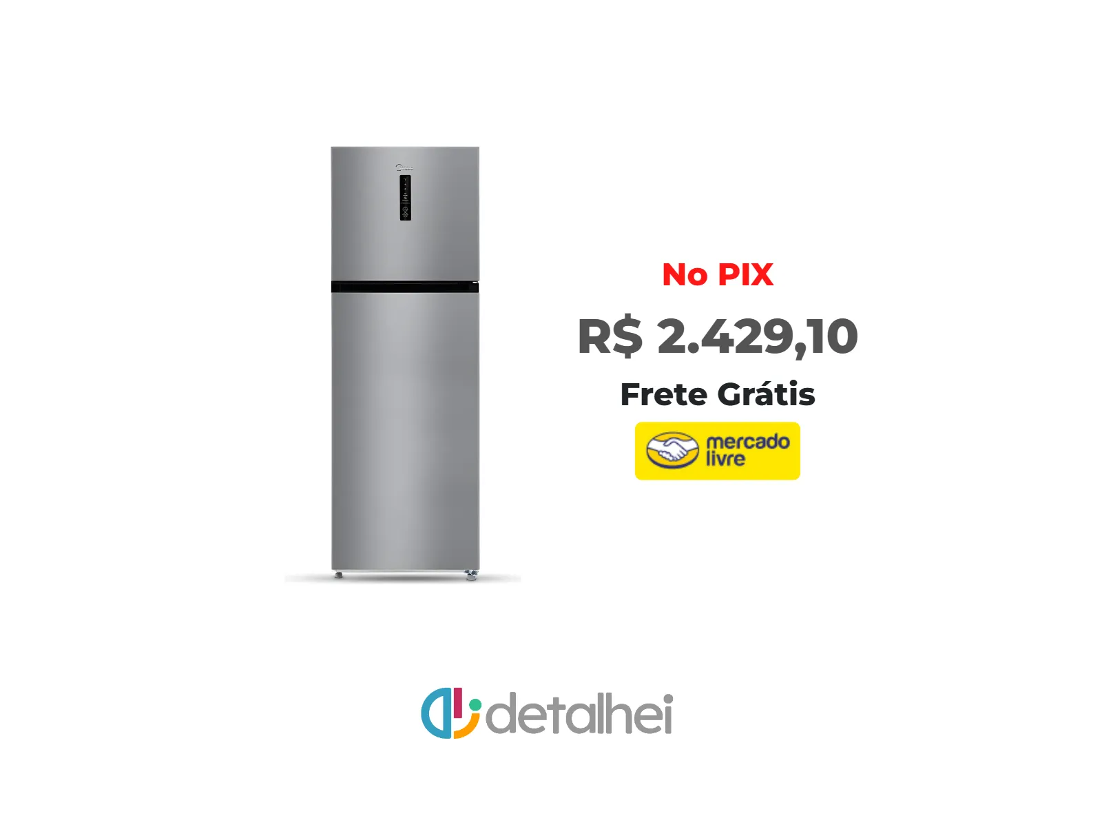 Foto do produto ❗Geladeira Frost Free Duplex 347l Smartsensor Cor Prata Mide<br/>#Mercado Livre: <a href="https://harpy.me/EgOn2pdT4AiH" target="_blank" rel="nofollow">https://harpy.me/EgOn2pdT4AiH</a>