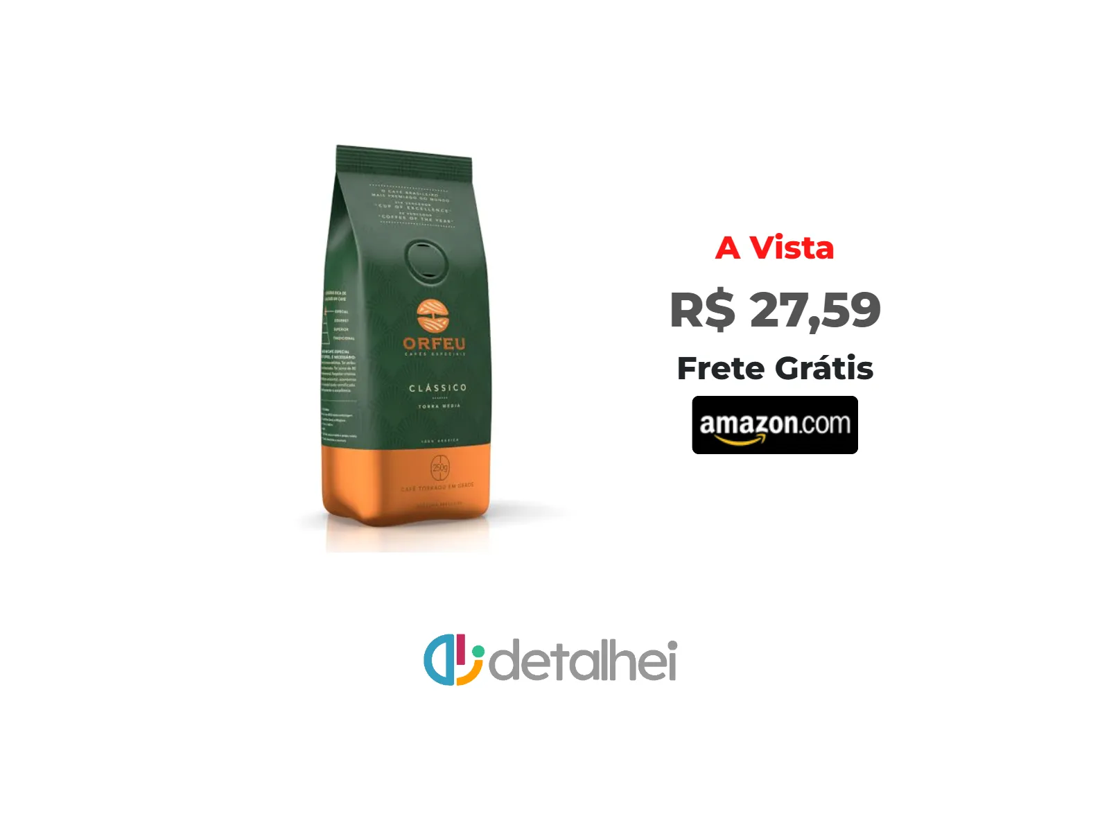 Foto do produto ❗ORFEU Café Em Grãos Clássico Orfeu 250G<br/>#Amazon: <a href="https://harpy.me/fz5I7ri6Cc1l" target="_blank" rel="nofollow">https://harpy.me/fz5I7ri6Cc1l</a>