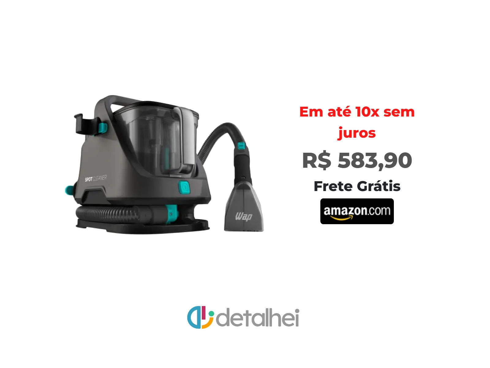 Foto do produto ❗WAP Extratora Portátil SPOT CLEANER W2, 3 em 1, Borrifa, Esfrega e Extrai, com Tanques Duplos, 1600W 220V<br/>#Amazon: <a href="https://harpy.me/7piv-girjvFO" target="_blank" rel="nofollow">https://harpy.me/7piv-girjvFO</a>