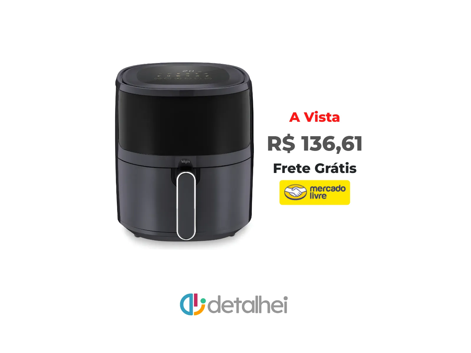 Foto do produto ❗Fritadeira Elétrica Visio Fry Elgin 5l 1700w Airfryer<br/>#Mercado Livre: <a href="https://harpy.me/fOjeaQYHb29h" target="_blank" rel="nofollow">https://harpy.me/fOjeaQYHb29h</a>