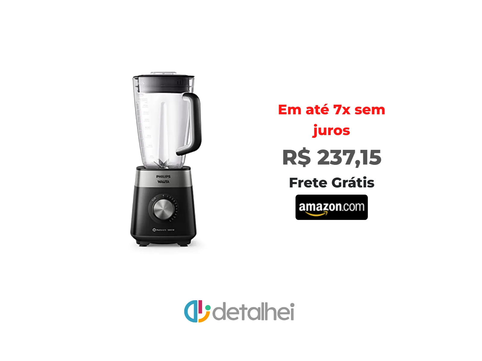 Foto do produto ❗Liquidificador Série 5000, RI2242, Preto, 220v, Jarra Inquebrável, Philips Walita<br/>#Amazon: <a href="https://harpy.me/ejZ_9vfpdAxd" target="_blank" rel="nofollow">https://harpy.me/ejZ_9vfpdAxd</a>