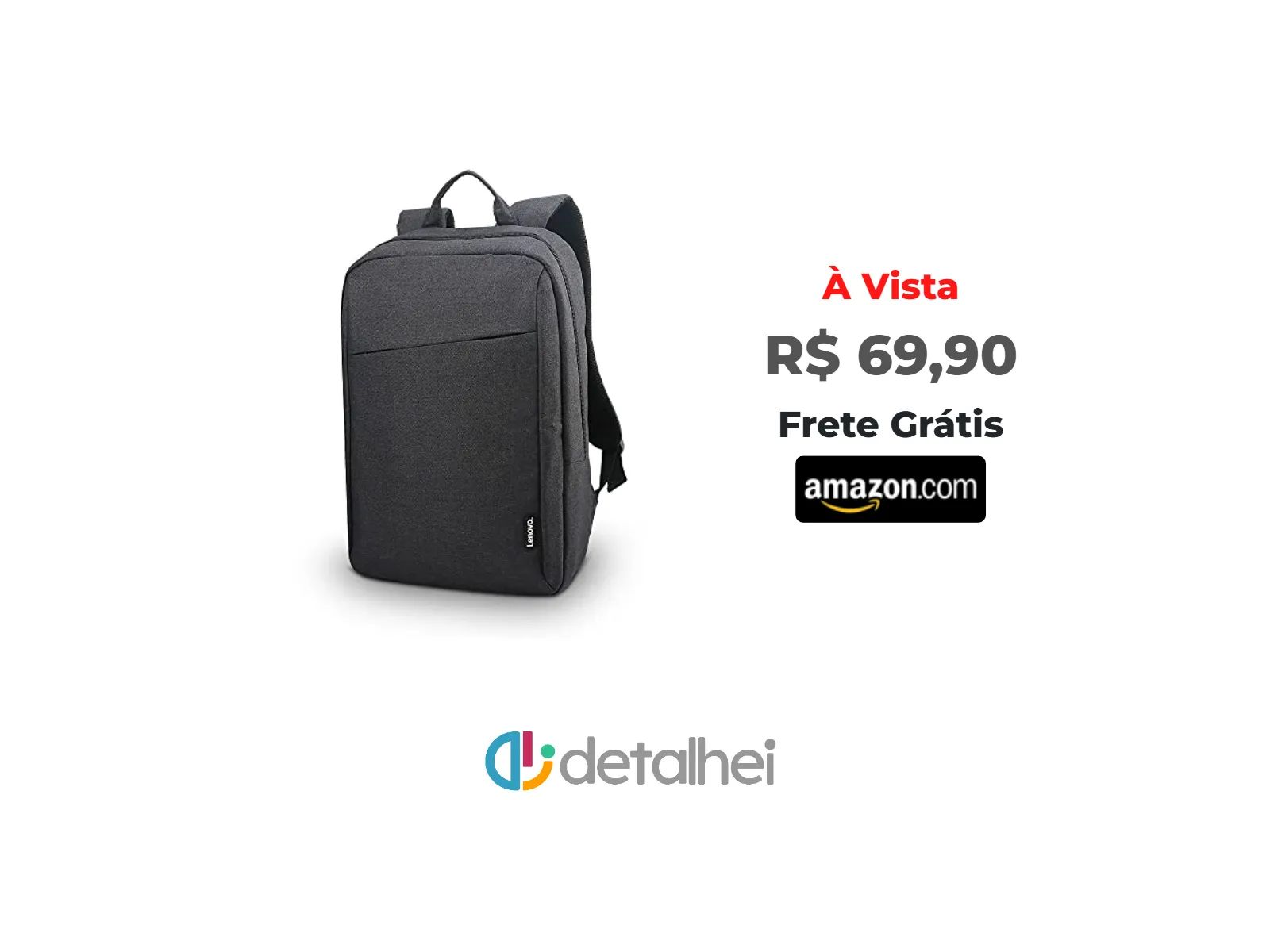 Foto do produto ❗Mochila Lenovo Casual B210 Preta para notebook de até 15.6" GX40Q17225<br/>#Amazon: <a href="https://harpy.me/cOinlqX4MFKu" target="_blank" rel="nofollow">https://harpy.me/cOinlqX4MFKu</a>