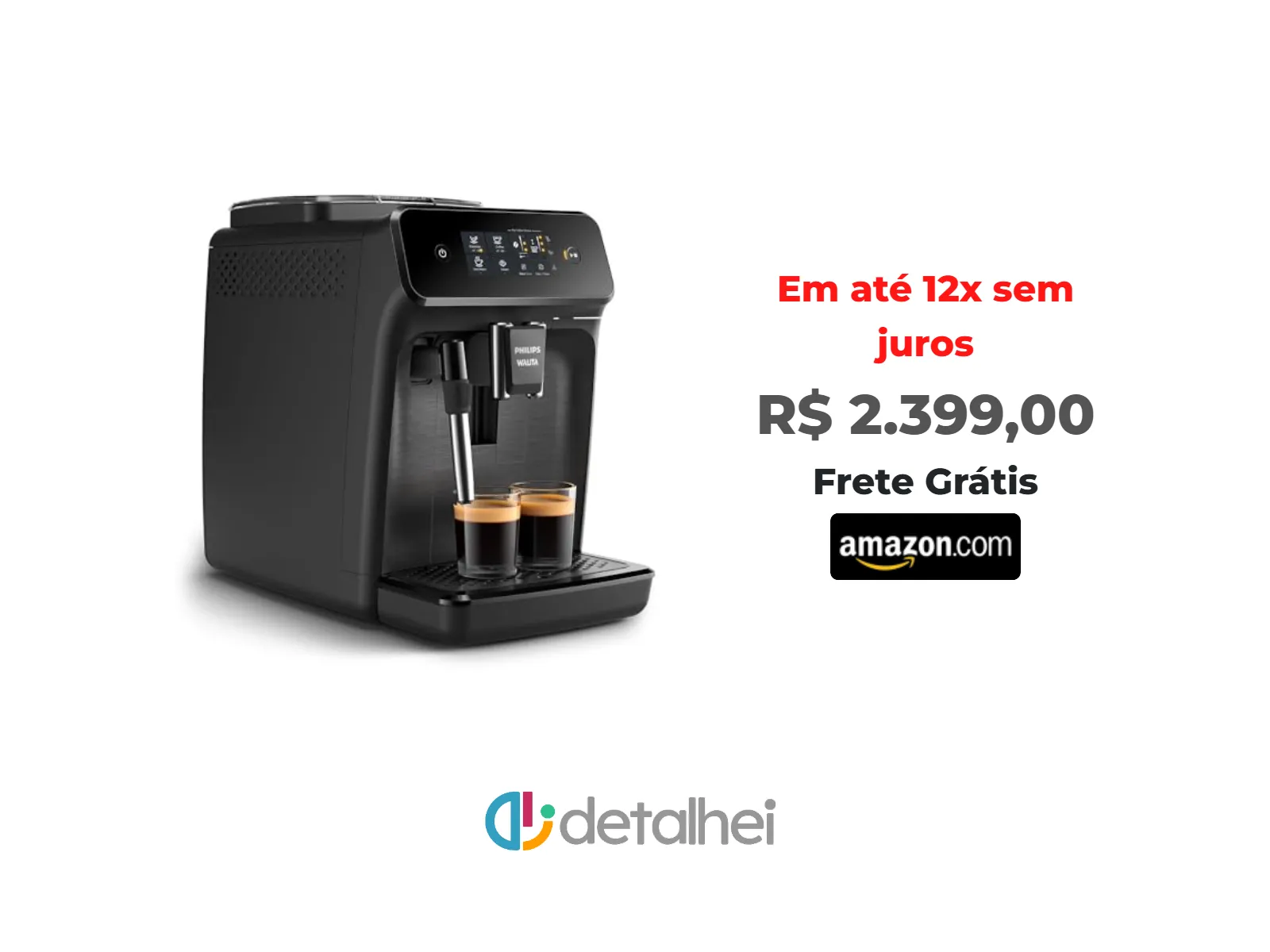 Foto do produto ❗Cafeteira Espresso Automática Série 1200 Philips Walita, Preta, 1500W, 220v - EP1220/12<br/>#Amazon: <a href="https://harpy.me/wBbpCHKB8j3Z" target="_blank" rel="nofollow">https://harpy.me/wBbpCHKB8j3Z</a>