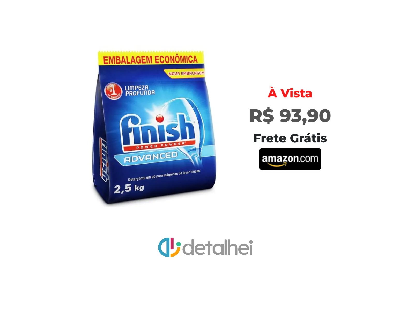 Foto do produto ❗Finish Advanced Detergente para Lava Louças em Pó, Sabão Limpeza Profunda, 2,5kg<br/>#Amazon: <a href="https://harpy.me/wU9ZzlfEyEpW" target="_blank" rel="nofollow">https://harpy.me/wU9ZzlfEyEpW</a>