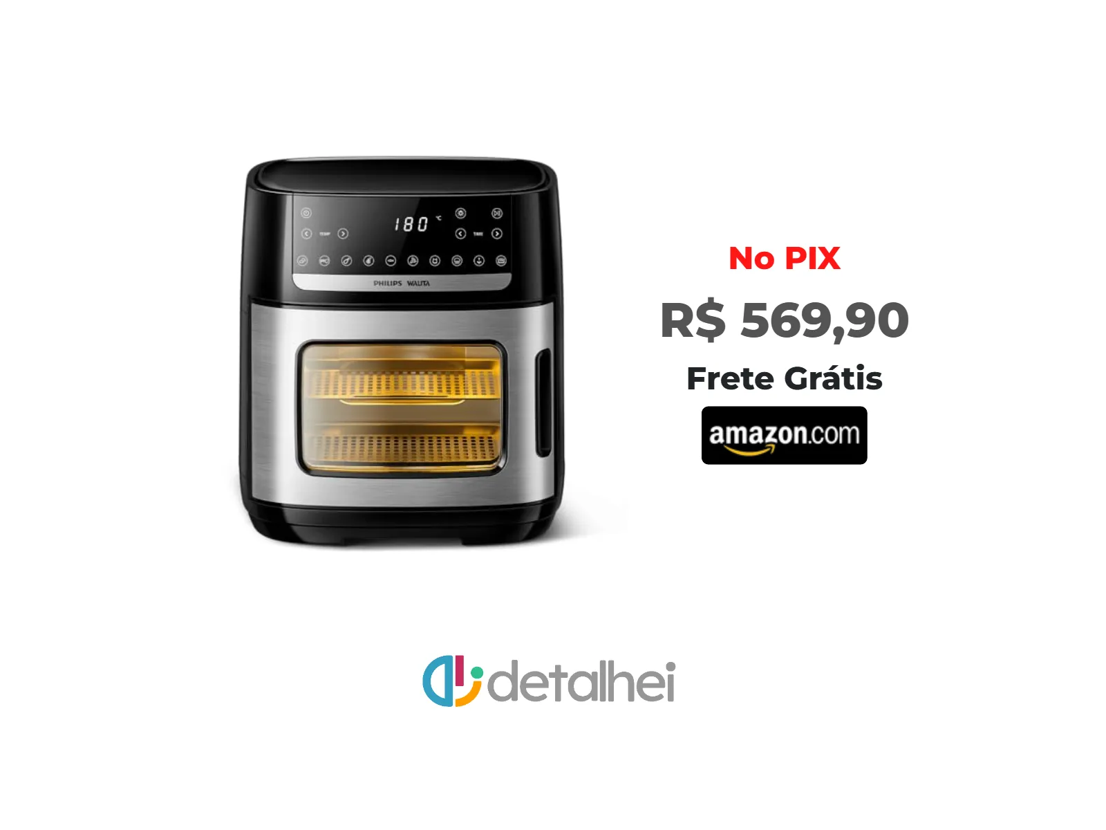 Foto do produto ❗Fritadeira Airfryer Forno Philips Walita, Série 5000, 2 anos de garantia, 1900W, 220v - AI551/08<br/>#Amazon: <a href="https://harpy.me/9F-NMSfXU5Ul" target="_blank" rel="nofollow">https://harpy.me/9F-NMSfXU5Ul</a>