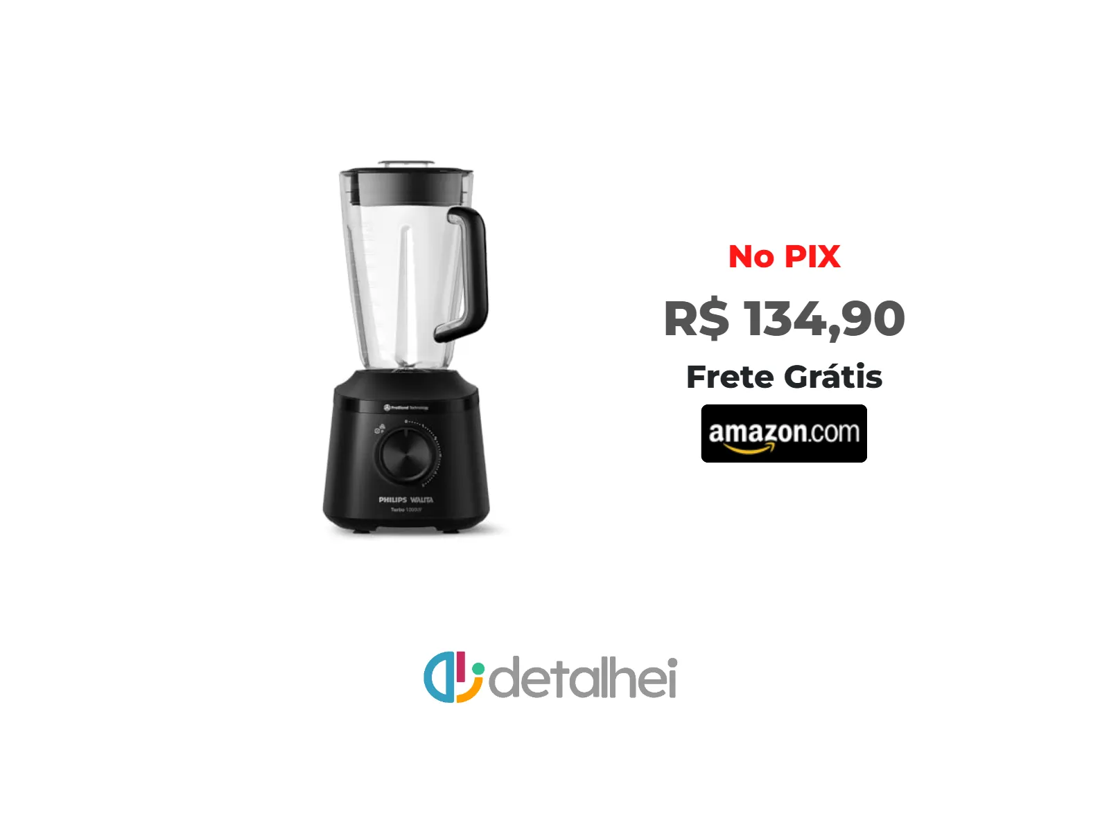 Foto do produto ❗Philips Walita, Liquidificador Série 3000 Turbo, 110V, Preto, 1000W - HR2270/91<br/>#Amazon: <a href="https://harpy.me/fWEB4D8Ma7h-" target="_blank" rel="nofollow">https://harpy.me/fWEB4D8Ma7h-</a>