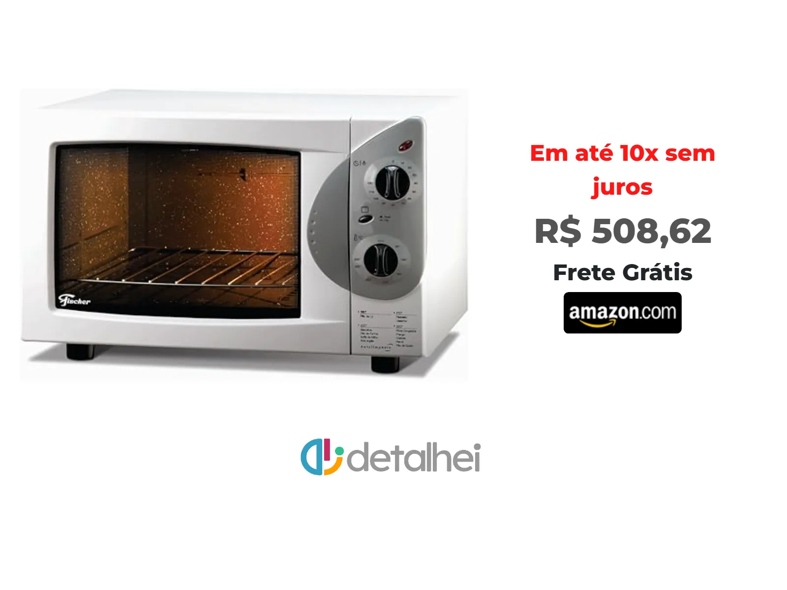 Foto do produto ❗FISCHER FORNO ELÉTRICO BANCADA GRILL 44L BRANCO 127V 1323-5697<br/>#Amazon: <a href="https://harpy.me/w6LyQidzycJi" target="_blank" rel="nofollow">https://harpy.me/w6LyQidzycJi</a>