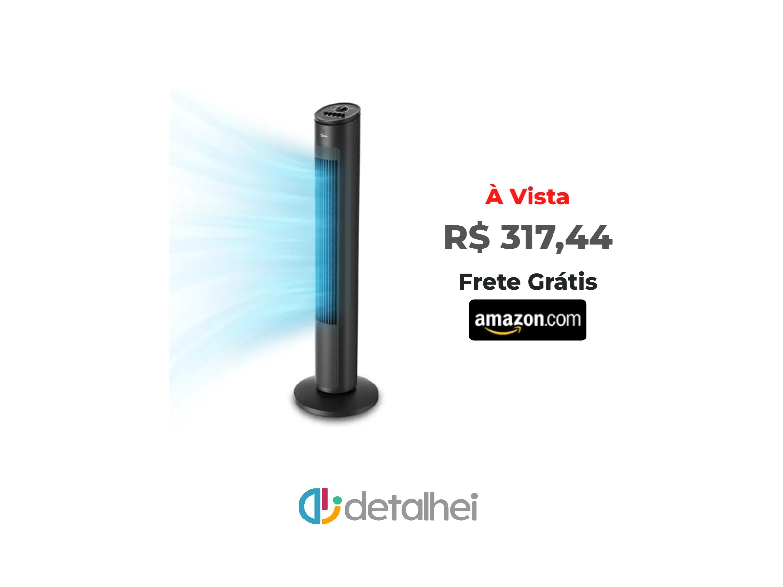Foto do produto ❗Ventilador De Torre Cor Preto Midea VTMP2 - 220v<br/>#Amazon: <a href="https://harpy.me/SS7HLhlIDf-N" target="_blank" rel="nofollow">https://harpy.me/SS7HLhlIDf-N</a>