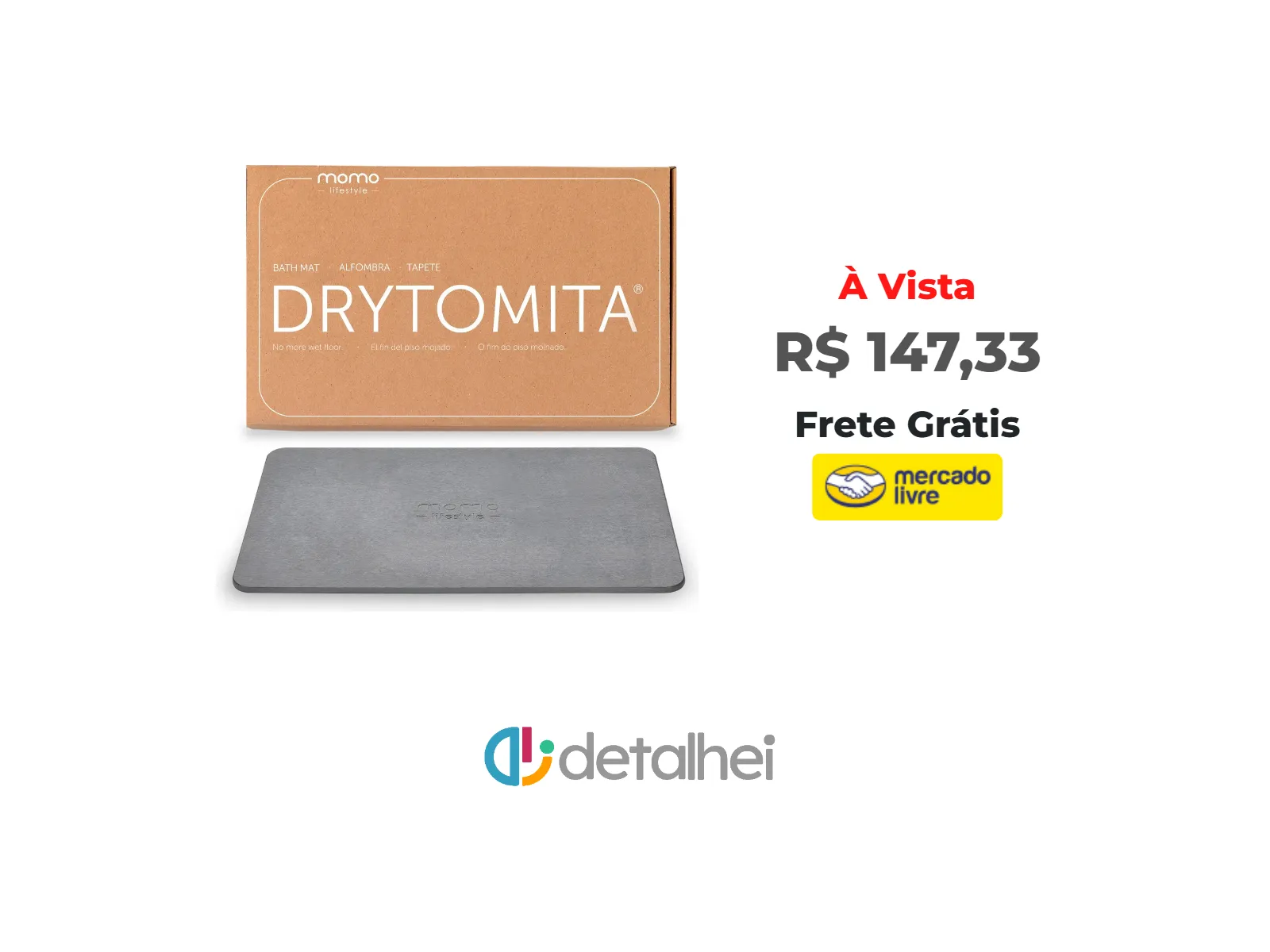 Foto do produto ❗Drytomita Tapete De Banheiro Terra Diatomácea Momo Lifestyle Cinza Grafite<br/>#Mercado Livre: <a href="https://harpy.me/rBPpVWVpIQgG" target="_blank" rel="nofollow">https://harpy.me/rBPpVWVpIQgG</a>