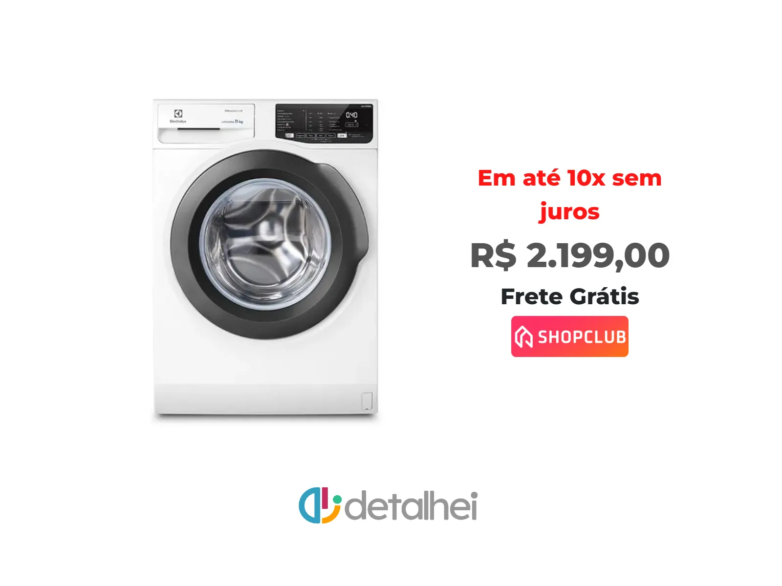 Foto do produto ❗Máquina de Lavar Frontal Electrolux 11kg Inverter Premium Care com Água Quente/Vapor (LFE11)<br/>#Shopclub: <a href="https://harpy.me/xtKWpnYE1tkQ" target="_blank" rel="nofollow">https://harpy.me/xtKWpnYE1tkQ</a>