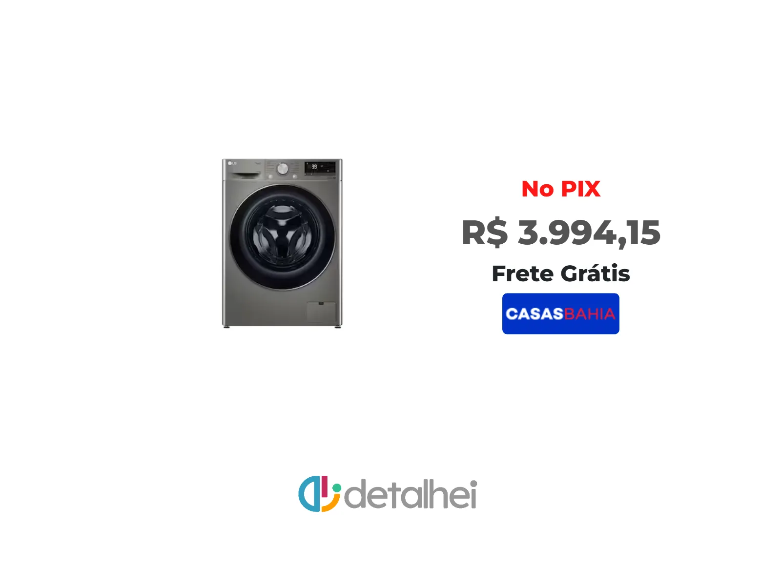 Foto do produto ❗Lava e Seca LG Smart VC2 14kg Inox Look com Inteligência Artificial AIDD™ (CV9014PC2) - 110v<br/>#Casas Bahia: <a href="https://harpy.me/yHB0NmFsfoV6" target="_blank" rel="nofollow">https://harpy.me/yHB0NmFsfoV6</a>