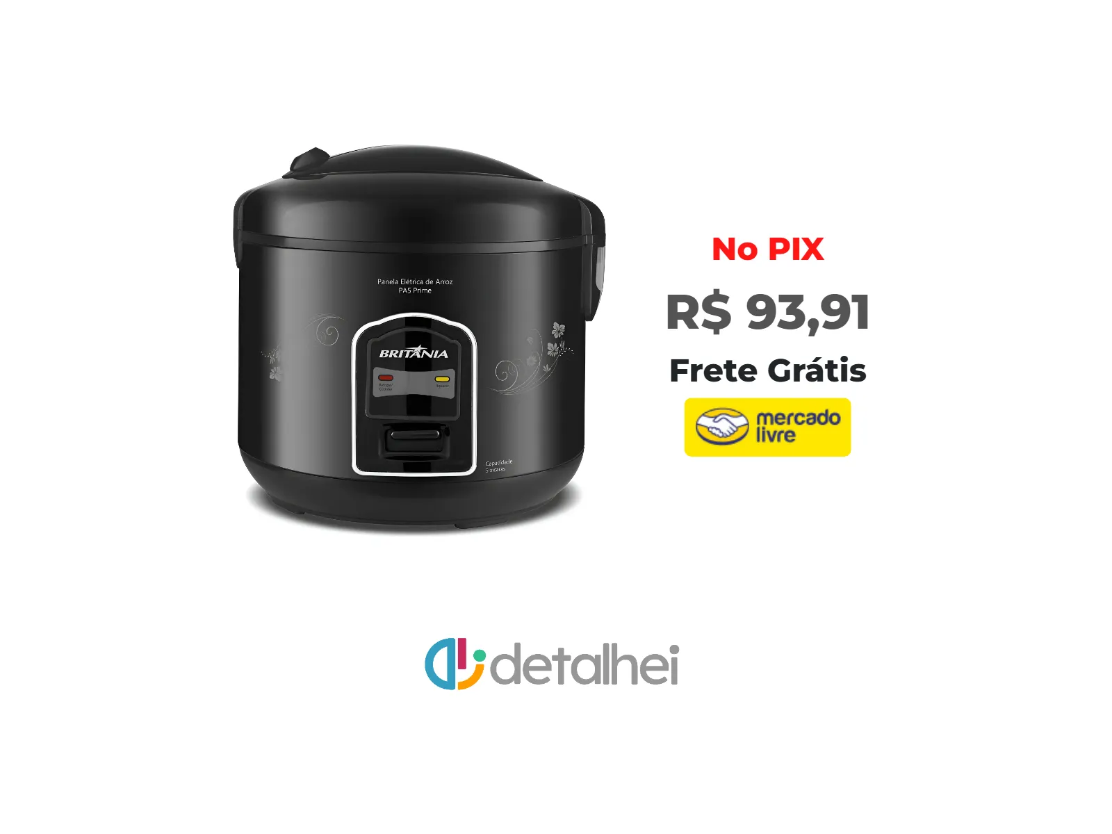 Foto do produto ❗Panela De Arroz Britânia Pa5 Prime Preta<br/>#Mercado Livre: <a href="https://harpy.me/82FEkTvbF67J" target="_blank" rel="nofollow">https://harpy.me/82FEkTvbF67J</a>