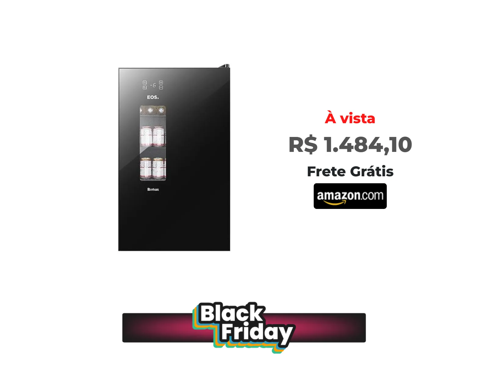 Foto do produto ❗Cervejeira EOS Bierhaus 100 Litros Black Glass Frost Free ECE120 110V<br/>#Amazon: <a href="https://harpy.me/8WDUxgeNLc-9" target="_blank" rel="nofollow">https://harpy.me/8WDUxgeNLc-9</a>