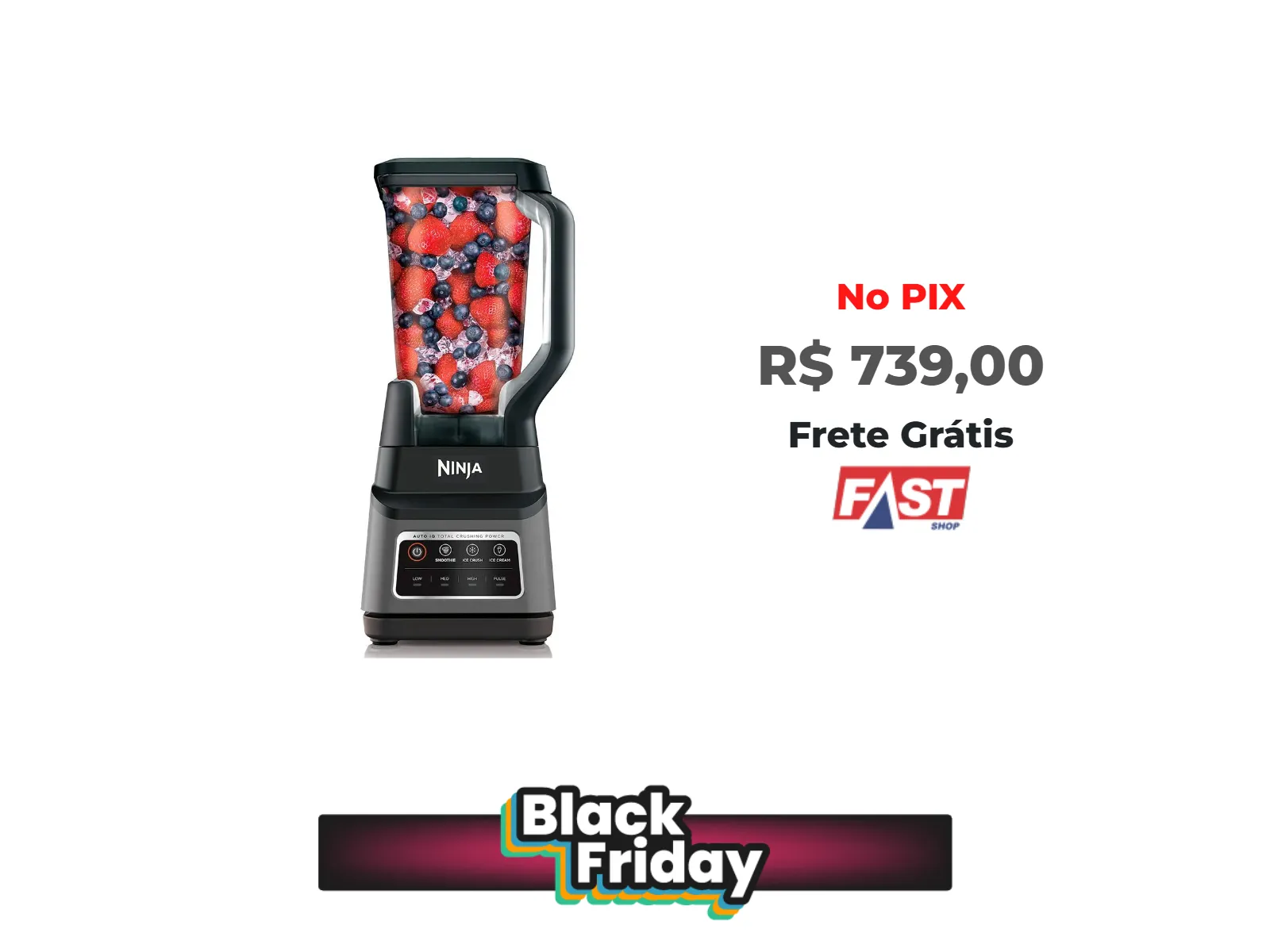 Foto do produto ❗Liquidificador Ninja Standalone com 03 Velocidades e Jarra com 2,1 Litros - 4133250010<br/>#Fast Shop: <a href="https://harpy.me/a81JFDhUxwnH" target="_blank" rel="nofollow">https://harpy.me/a81JFDhUxwnH</a>