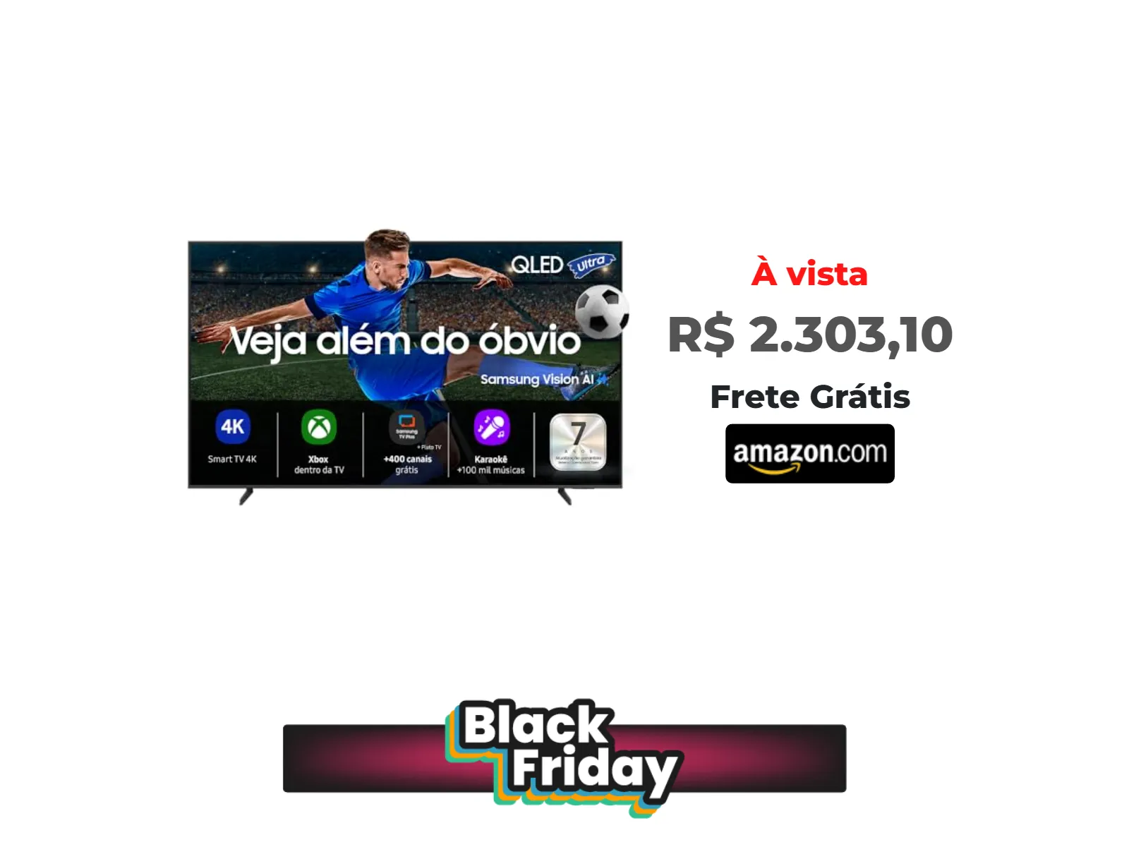 Foto do produto ❗Samsung Vision AI TV 55" QLED ULTRA 4K QEF1 2025<br/>#Amazon: <a href="https://harpy.me/YWjsvjFmvXsa" target="_blank" rel="nofollow">https://harpy.me/YWjsvjFmvXsa</a>