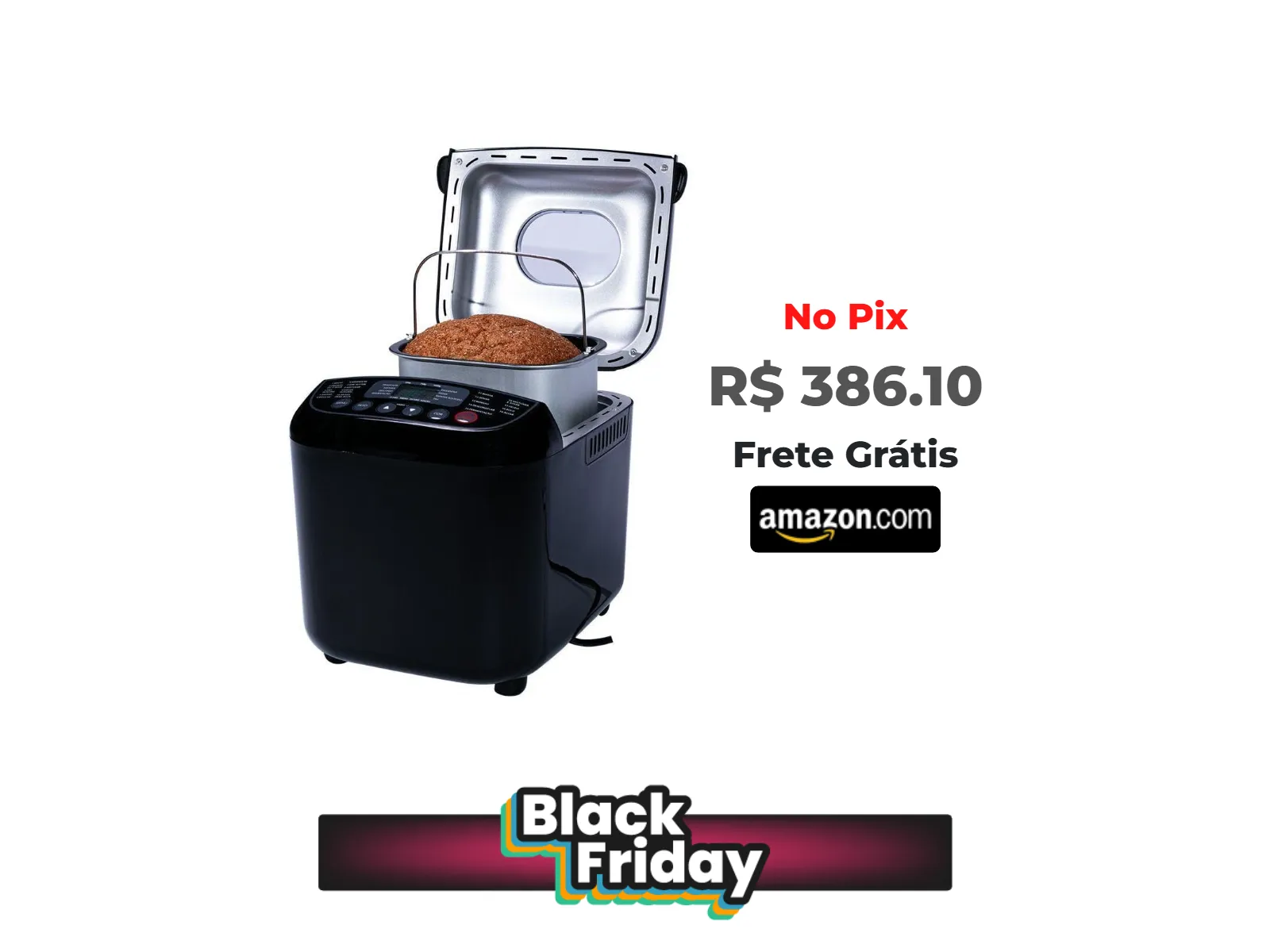 Foto do produto ❗Panificadora 19 Programas Gallant 600w 127v Preta (gpa1e19a_127pt)<br/>#Amazon: <a href="https://harpy.me/Z1H2E7A9NHDK" target="_blank" rel="nofollow">https://harpy.me/Z1H2E7A9NHDK</a>