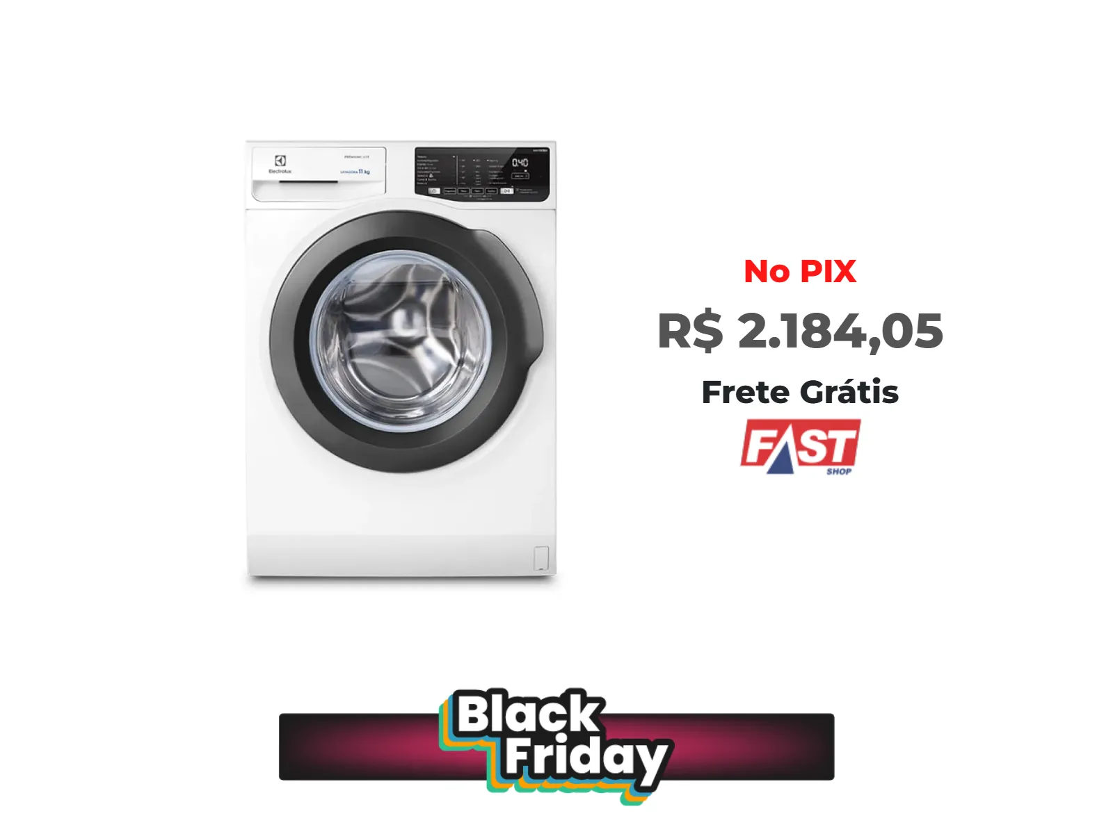 Foto do produto ❗Máquina de Lavar Frontal Electrolux 11kg Inverter Premium Care com Água Quente/Vapor (LFE11)<br/>#Fast Shop: <a href="https://harpy.me/-llYWyj61dea" target="_blank" rel="nofollow">https://harpy.me/-llYWyj61dea</a>