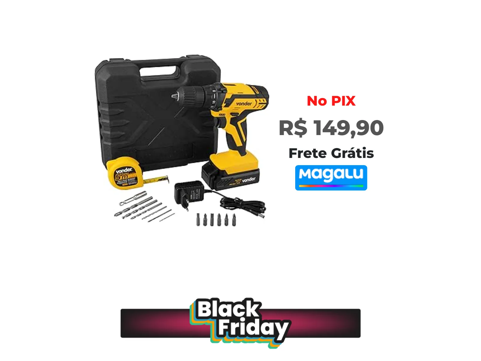 Foto do produto ❗Parafusadeira Furadeira Vonder Bateria 12v Bivolt Pfv012i<br/>#Magazine Luiza: <a href="https://harpy.me/hzyW7kLLacU0" target="_blank" rel="nofollow">https://harpy.me/hzyW7kLLacU0</a>