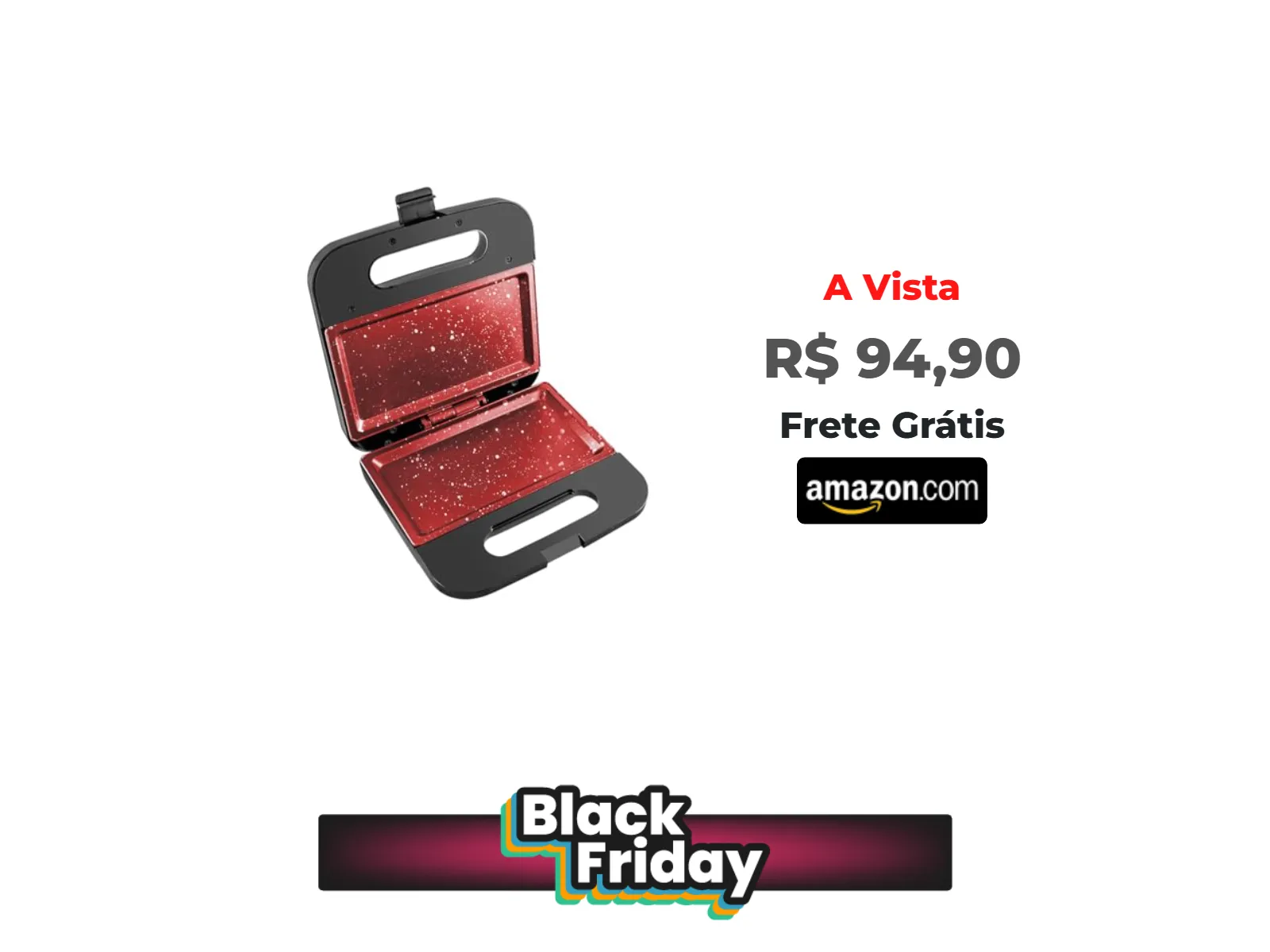 Foto do produto ❗Sanduicheira e Grill Britânia BGR16 2 em 1 Redstone 750W 127V<br/>#Amazon: <a href="https://harpy.me/PfGsNbNKpDqf" target="_blank" rel="nofollow">https://harpy.me/PfGsNbNKpDqf</a>