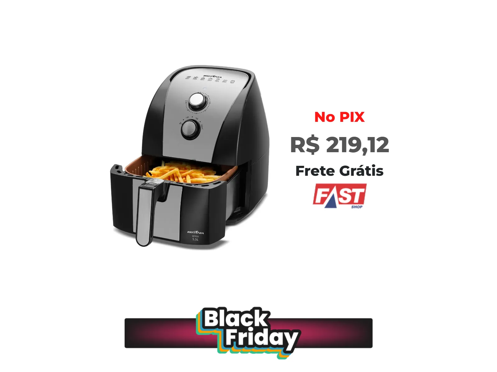 Foto do produto ❗Fritadeira Elétrica Britânia BFR51 Gold 5,5L 1500W Air Flow Preta<br/>#Fast Shop: <a href="https://harpy.me/q3T9-9LdPBVn" target="_blank" rel="nofollow">https://harpy.me/q3T9-9LdPBVn</a>