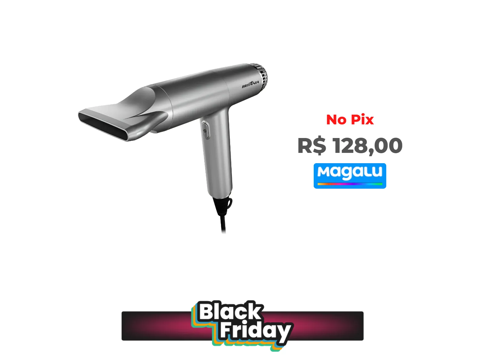 Foto do produto ❗Secador de Cabelos BSC3400 1600W Britânia<br/>#Magazine Luiza: <a href="https://harpy.me/7shtTdTenrmg" target="_blank" rel="nofollow">https://harpy.me/7shtTdTenrmg</a>