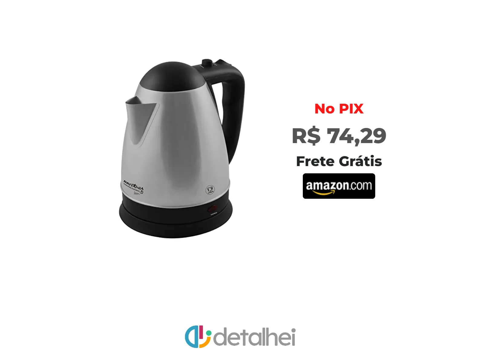 Foto do produto ❗Chaleira, Bch02pi, 1,8L, Preto, 220v, Britânia<br/>#Amazon: <a href="https://harpy.me/Q_Et5RNtanuG" target="_blank" rel="nofollow">https://harpy.me/Q_Et5RNtanuG</a>