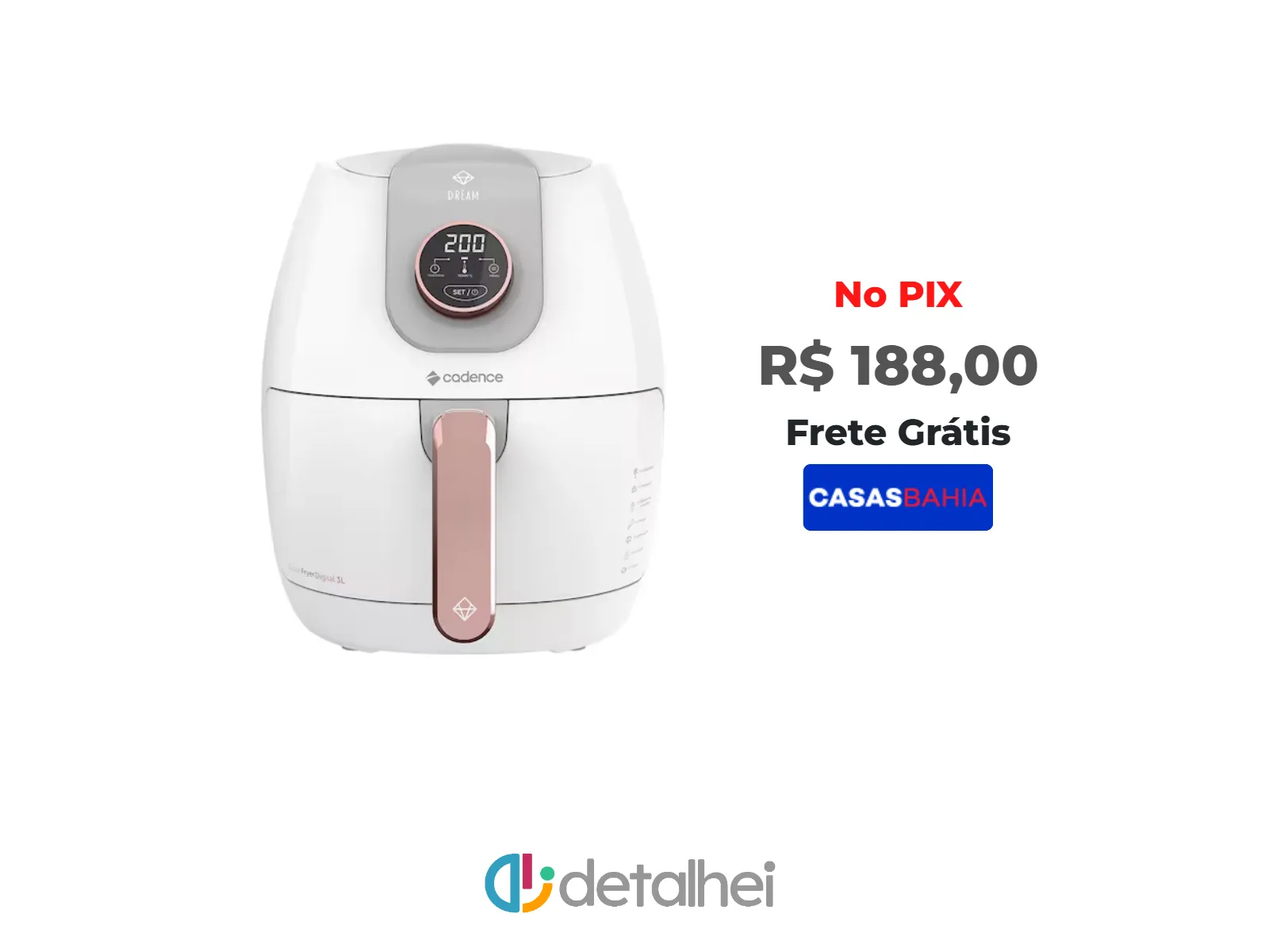 Foto do produto ❗Fritadeira Sem Óleo 3L Cadence Dream Rosé Gold - 220V<br/>#Casas Bahia: <a href="https://harpy.me/vpU5h53Cyd9y" target="_blank" rel="nofollow">https://harpy.me/vpU5h53Cyd9y</a>