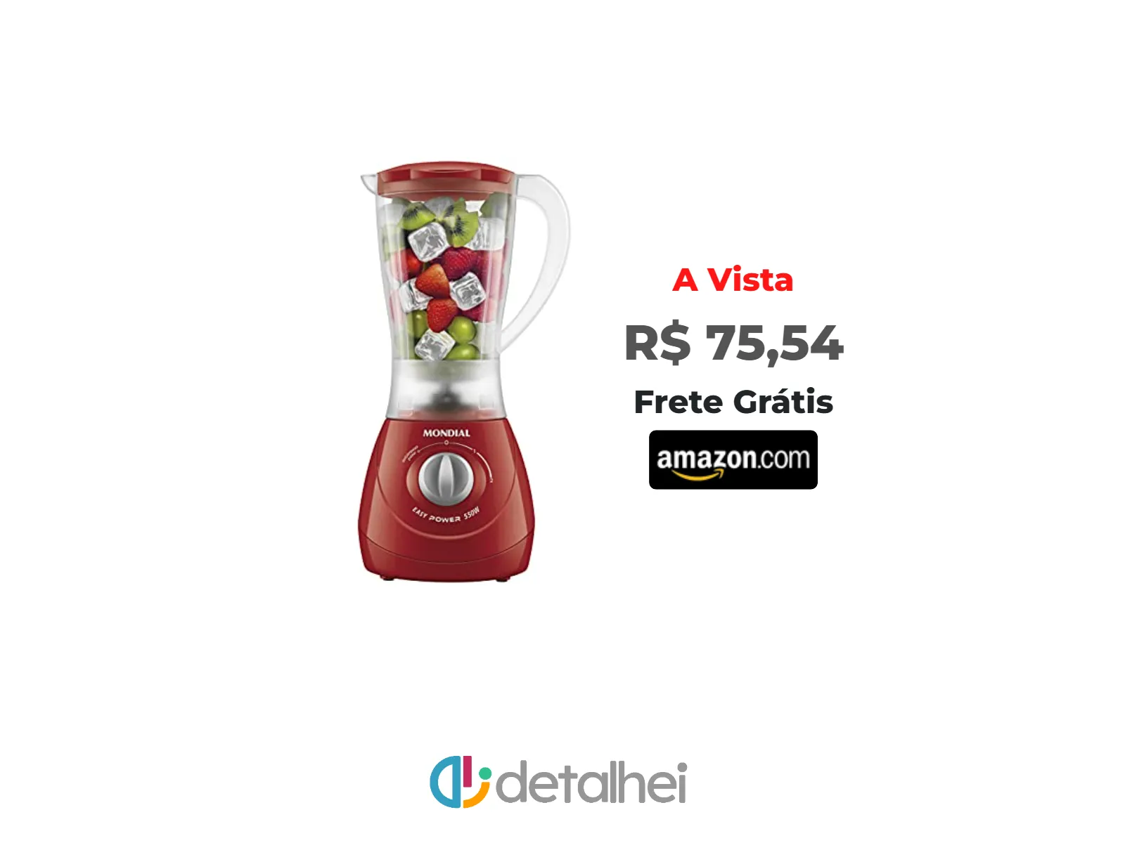 Foto do produto ❗Liquidificador Easy Power, Mondial, Vermelho, 550W, 220V - L-550-R<br/>#Amazon: <a href="https://harpy.me/d7wxZV1WgOP0" target="_blank" rel="nofollow">https://harpy.me/d7wxZV1WgOP0</a>