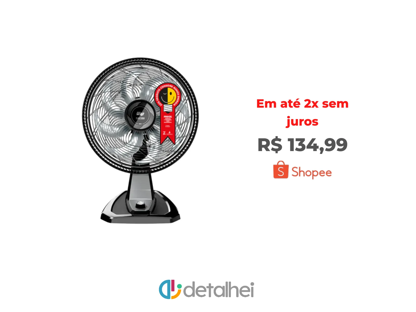 Foto do produto ❗Ventilador de Mesa e Parede 8 Pás Wap Flow Turbo 180W - 127V<br/>#Shopee: <a href="https://harpy.me/ftsjomkZfnX9" target="_blank" rel="nofollow">https://harpy.me/ftsjomkZfnX9</a>