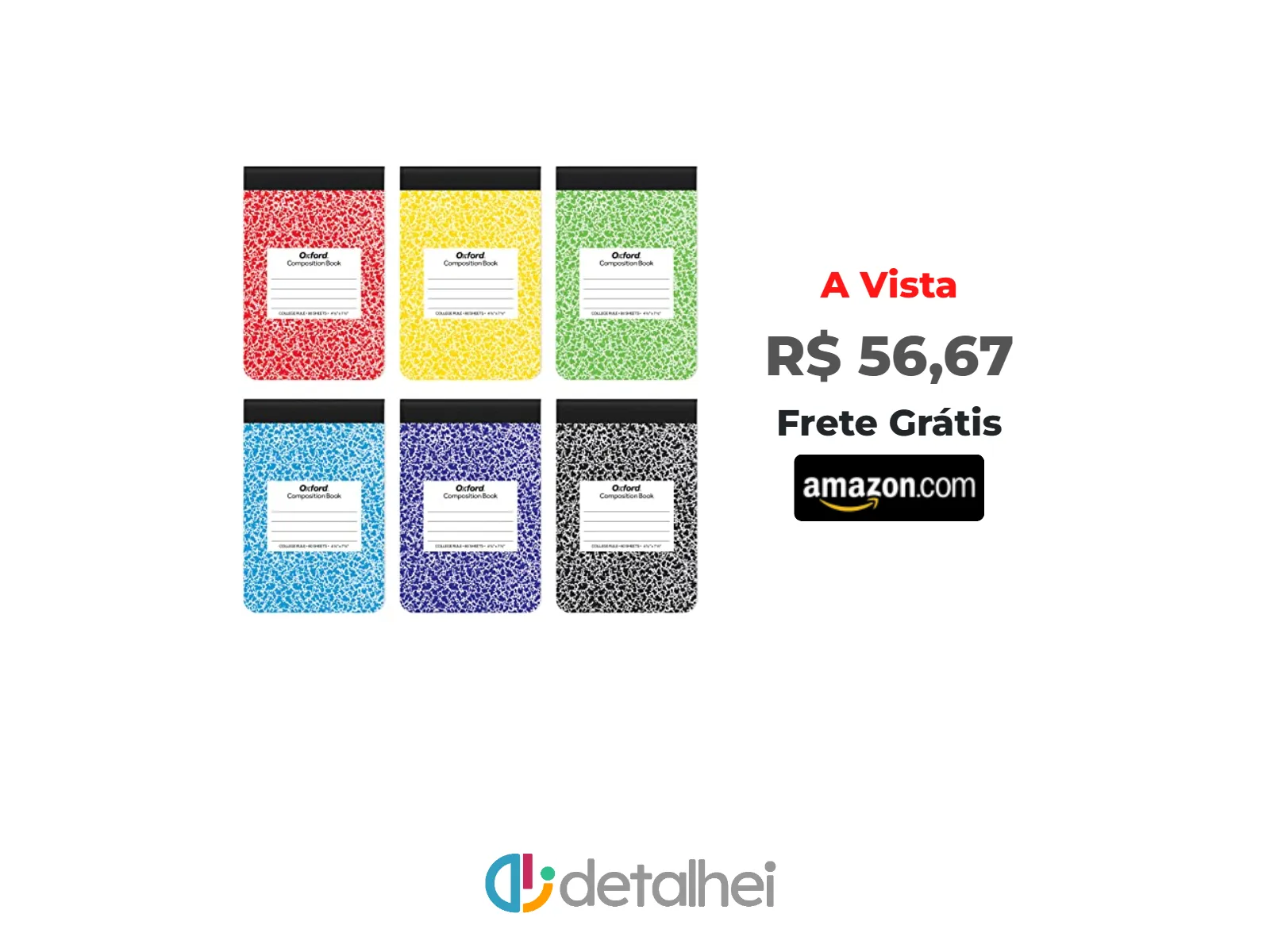 Foto do produto ❗Caderno Oxford Reporter Jr. 63774, tamanho médio, 19 x 12 cm, pacote com 6<br/>#Amazon: <a href="https://harpy.me/VWe5oTJZLFHG" target="_blank" rel="nofollow">https://harpy.me/VWe5oTJZLFHG</a>