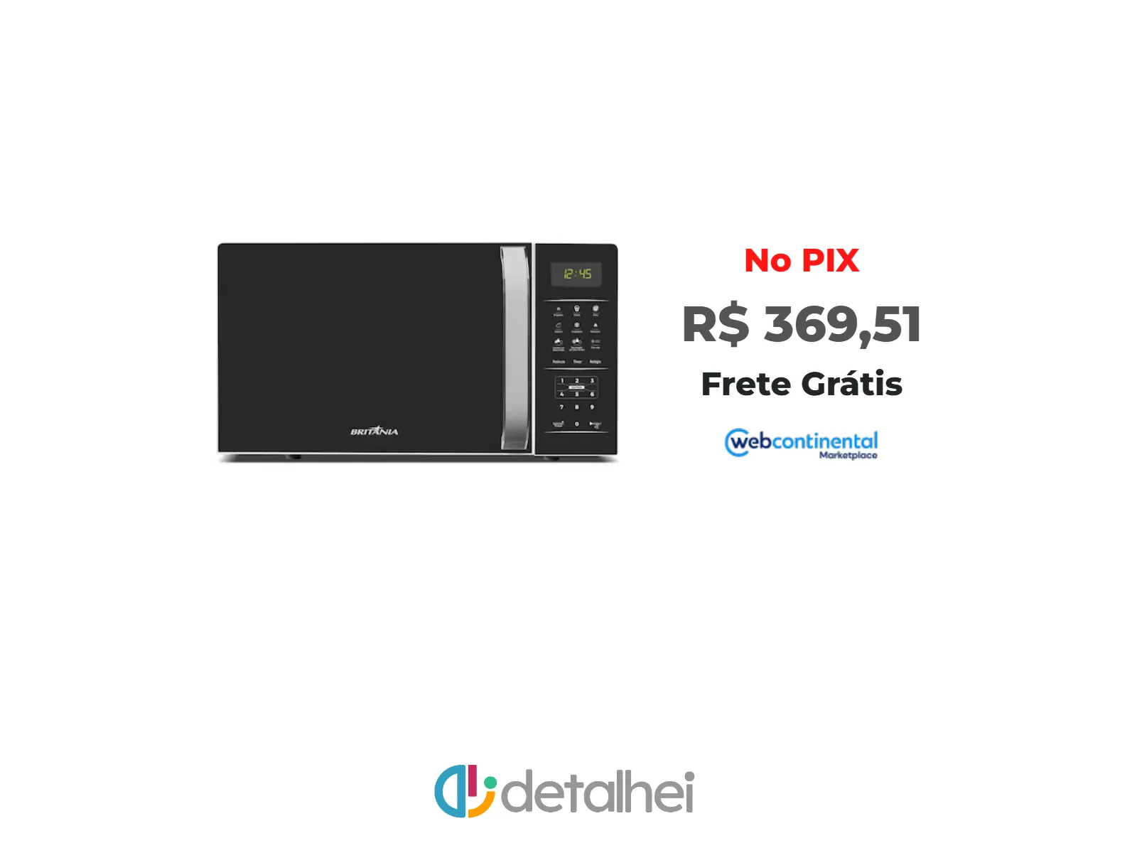 Foto do produto ❗Micro-ondas 20L Britânia Pintura Limpa Fácil 1100W BMO23<br/>#WebContinental: <a href="https://harpy.me/Exyhwccloq_w" target="_blank" rel="nofollow">https://harpy.me/Exyhwccloq_w</a>